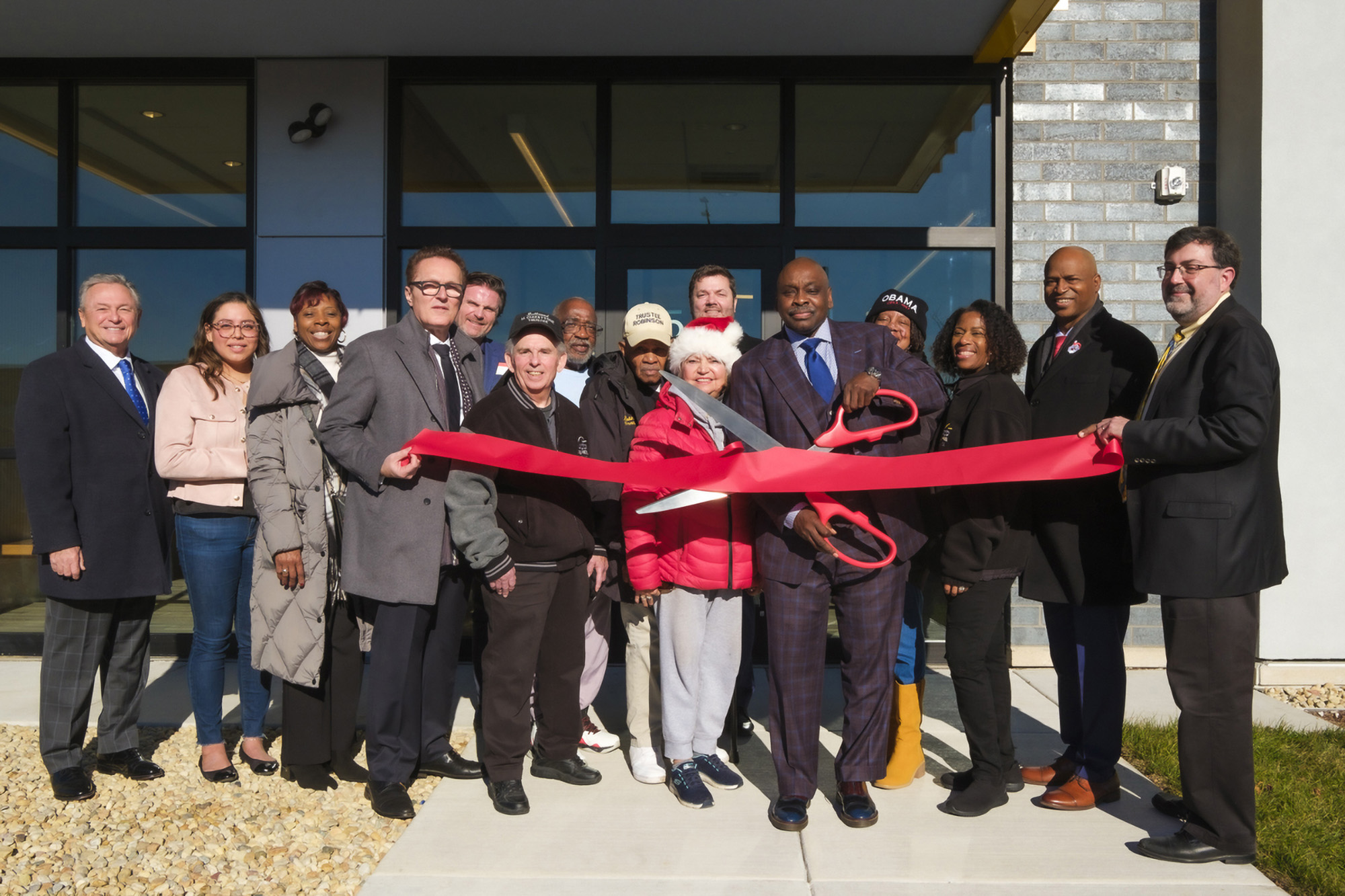 Ribbon cutting at senior living facility