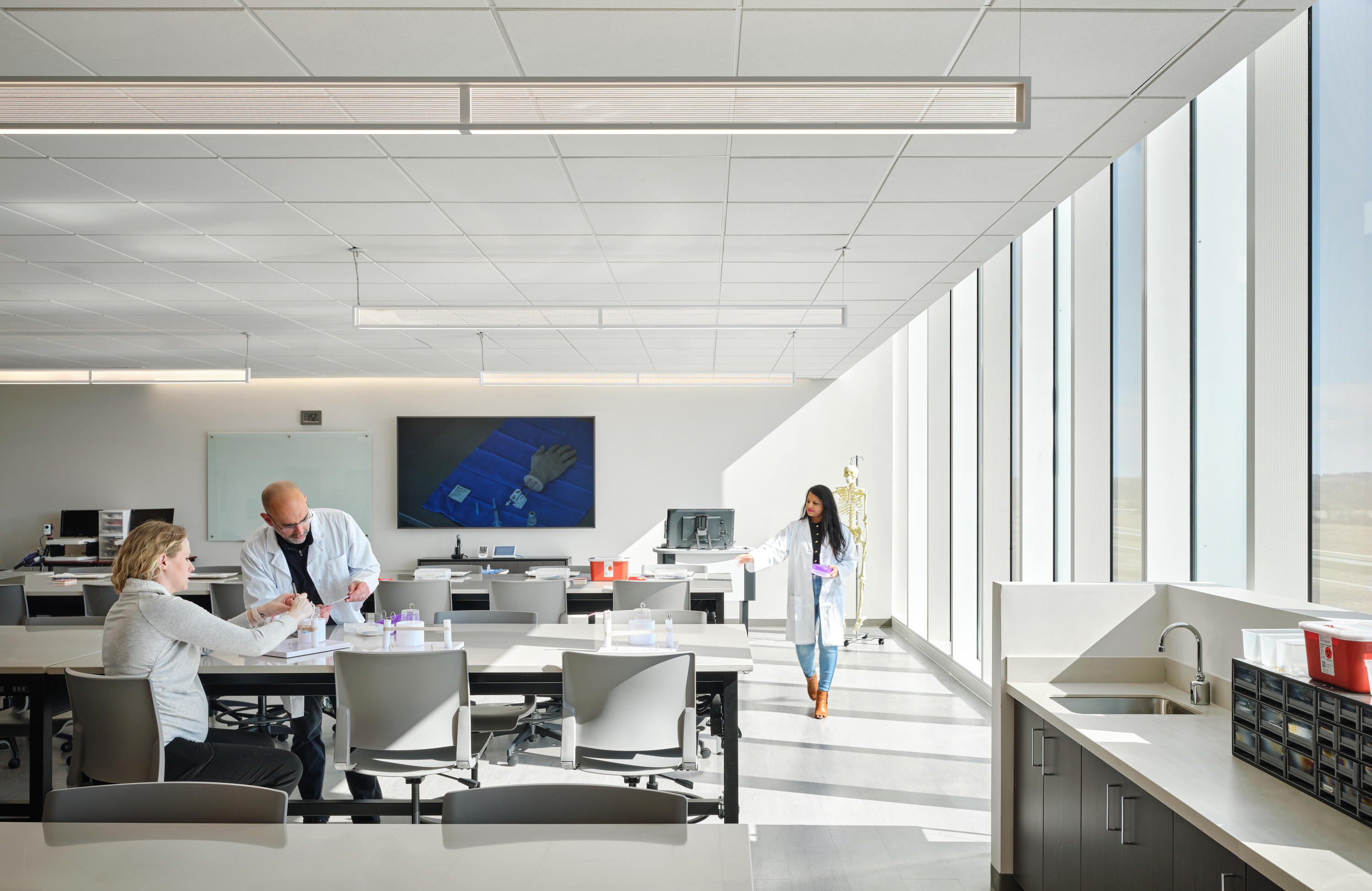 Des Moines University Medicine and Health Sciences opens a new 88-acre campus, Photo: Michael Robinson Photography, courtesy RDG Planning & Design