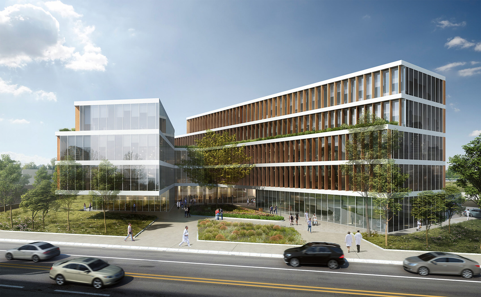 Rendering of LA General Medical Center Restorative Care Village