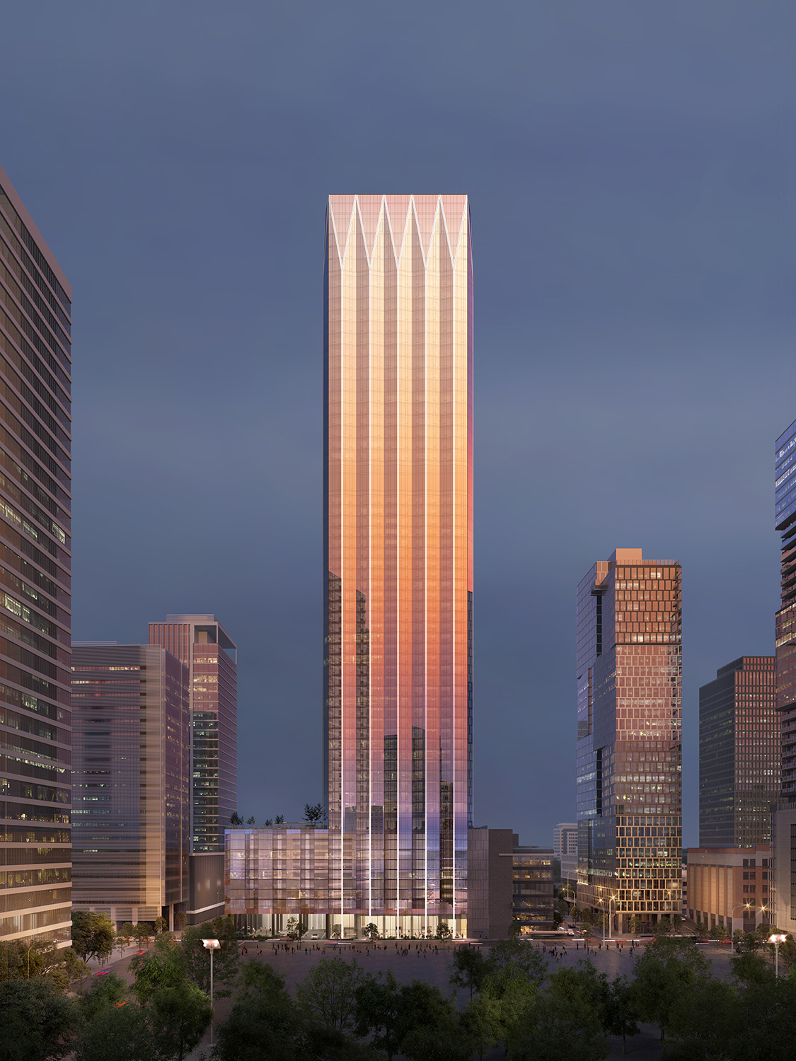 At 60 stories and 750 feet, Paramount will stand as Nashville’s high rise when complete in 2027