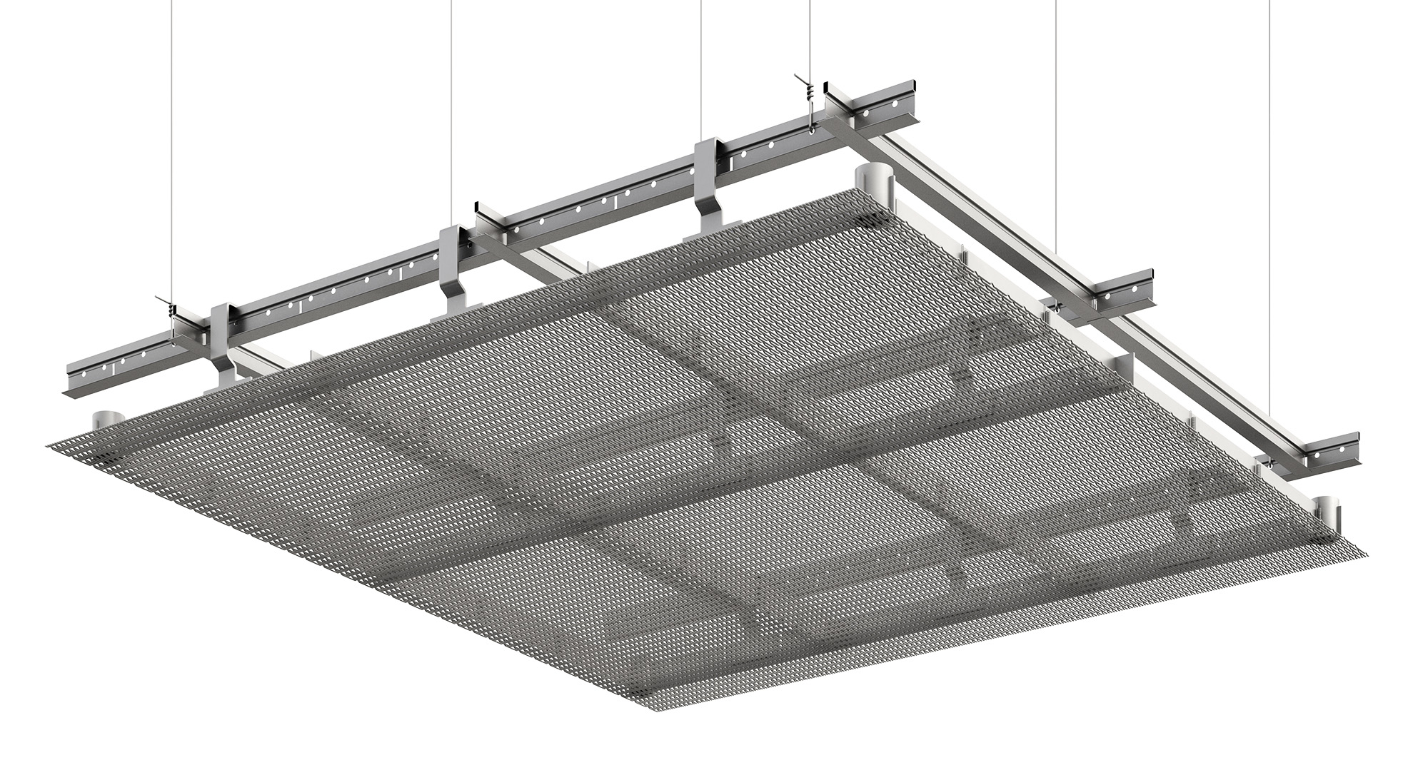 Silent Mesh + modular ceiling system