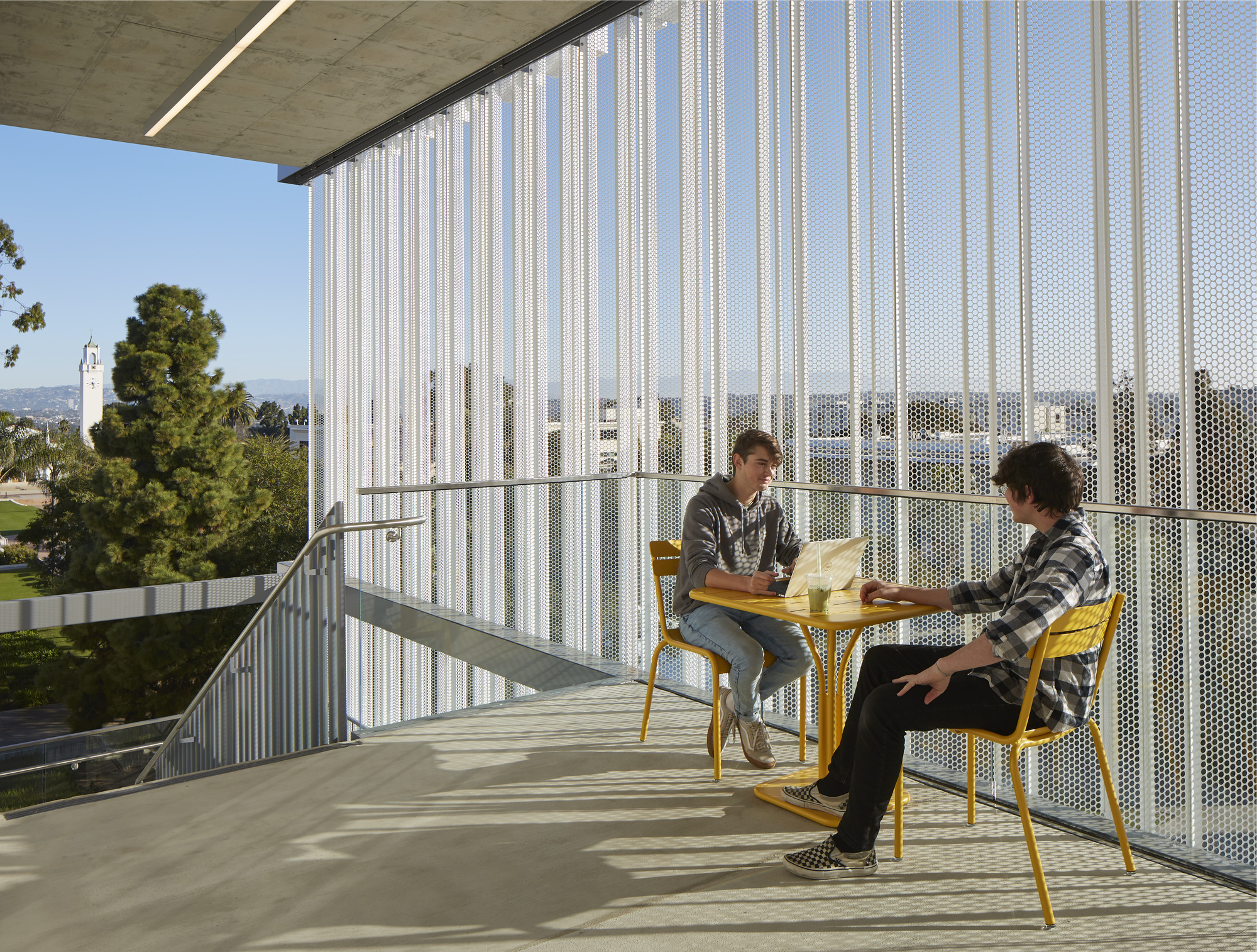 The Howard B. Fitzpatrick Pavilion is the new home of the undergraduate School of Film and Television. Photo: © SOM | Dave Burk