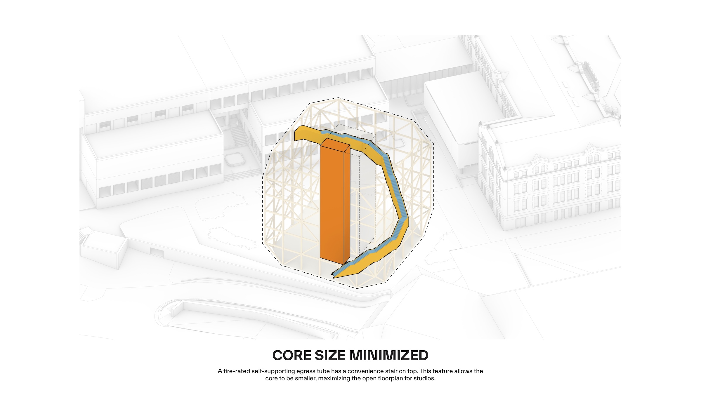 BIG designs mass timber Makers’ KUbe for the University of Kansas School of Architecture & Design