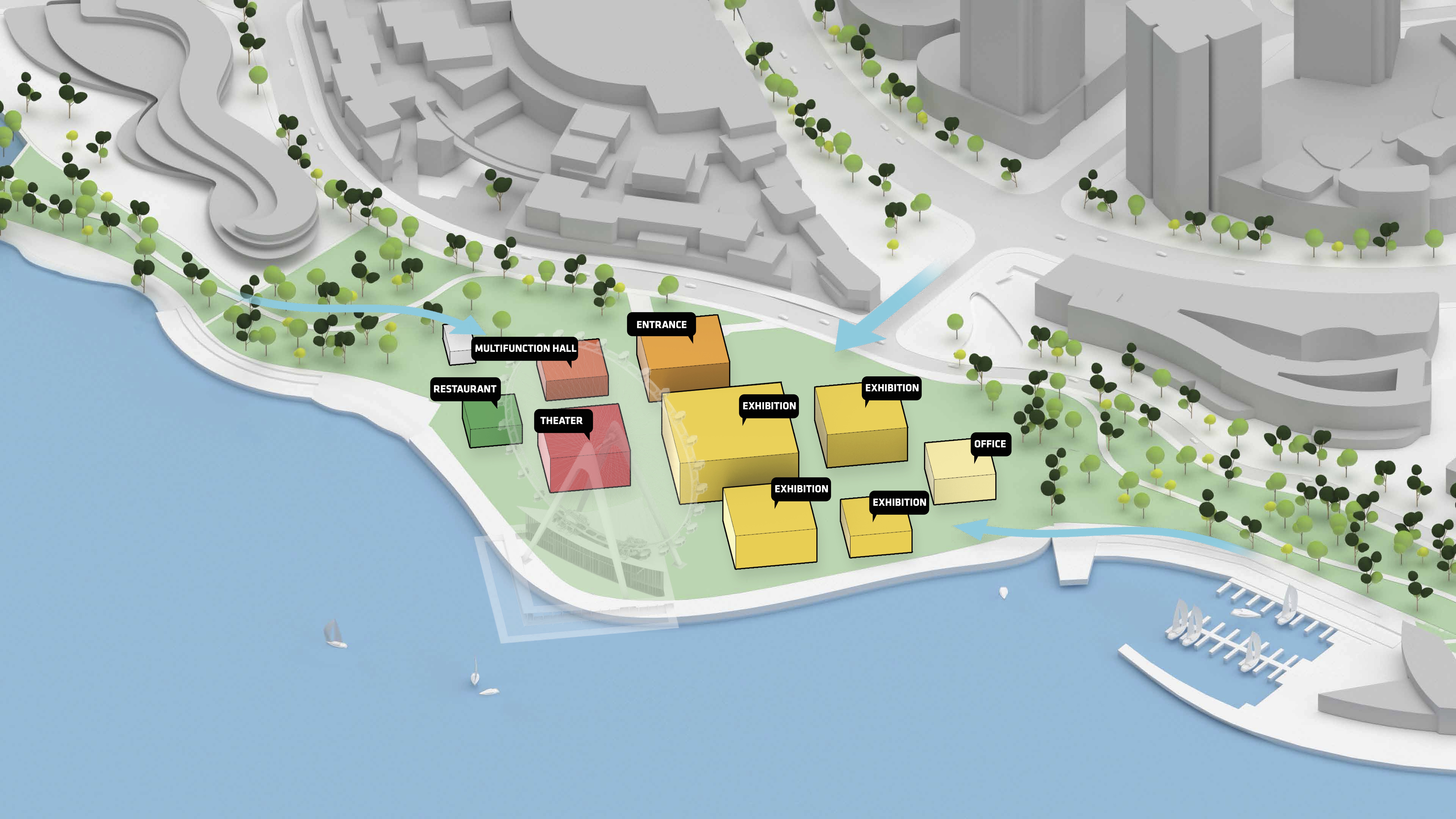 Bjarke Ingels-designed Suzhou Museum of Contemporary Art. Diagram courtesy BIG / Bjarke Ingels Group