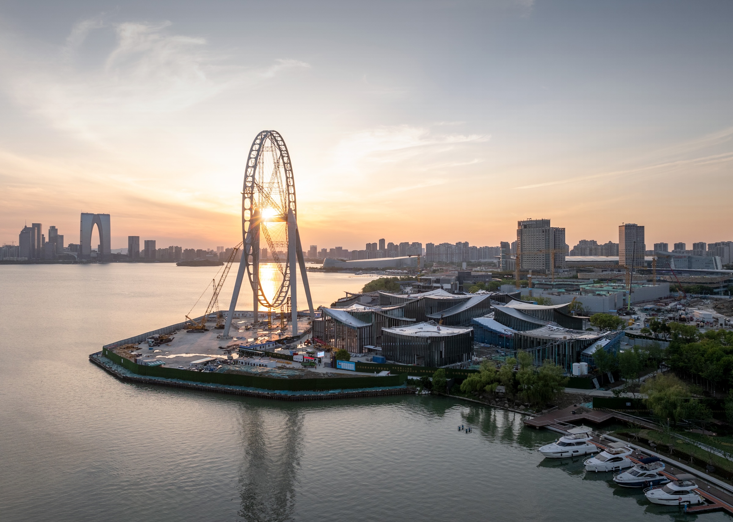 Bjarke Ingels-designed Suzhou Museum of Contemporary Art tops out. Photo: © StudioSZ Photo / Justin Szeremeta, courtesy BIG 