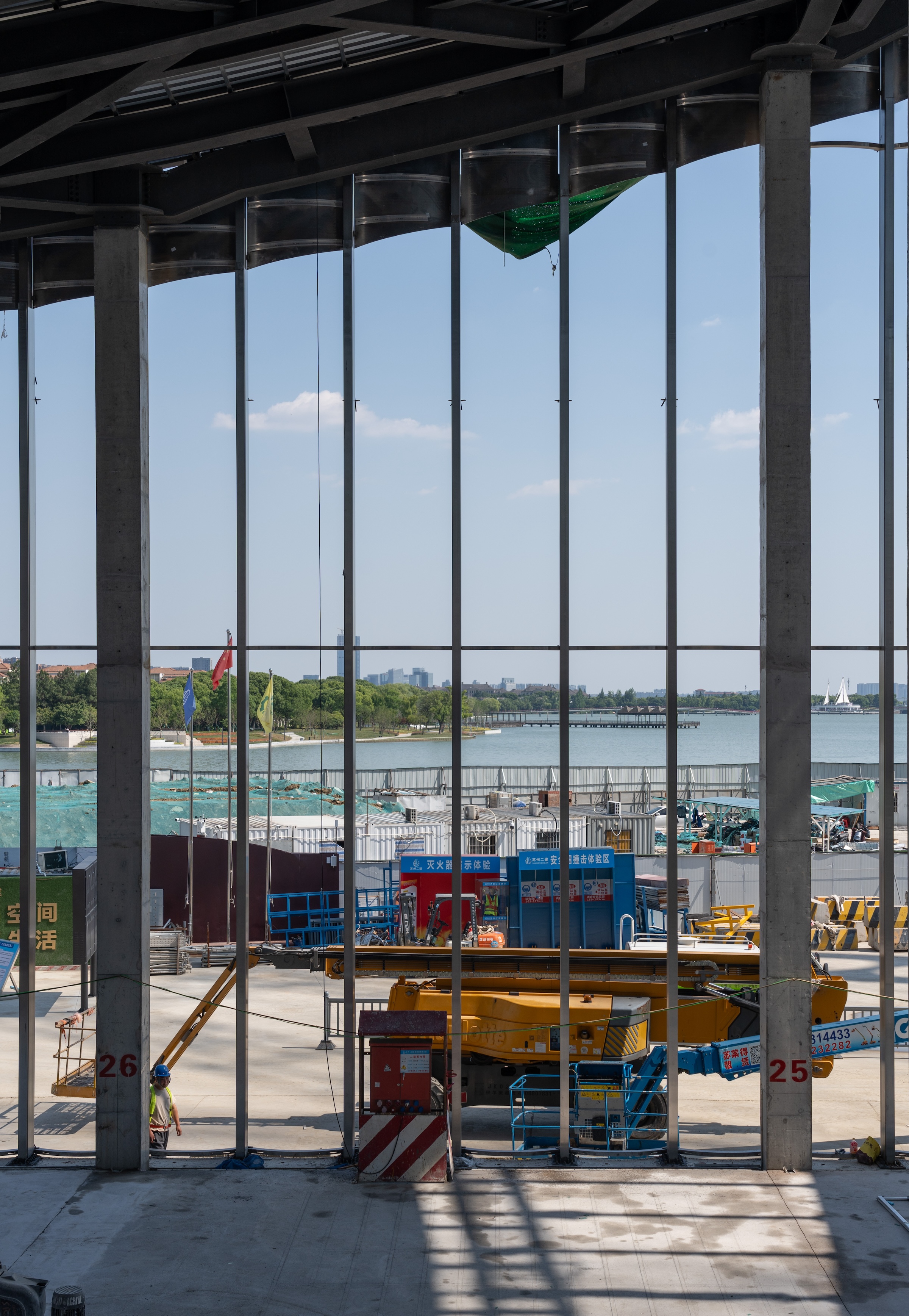 Bjarke Ingels-designed Suzhou Museum of Contemporary Art tops out. Photo: © StudioSZ Photo / Justin Szeremeta, courtesy BIG 