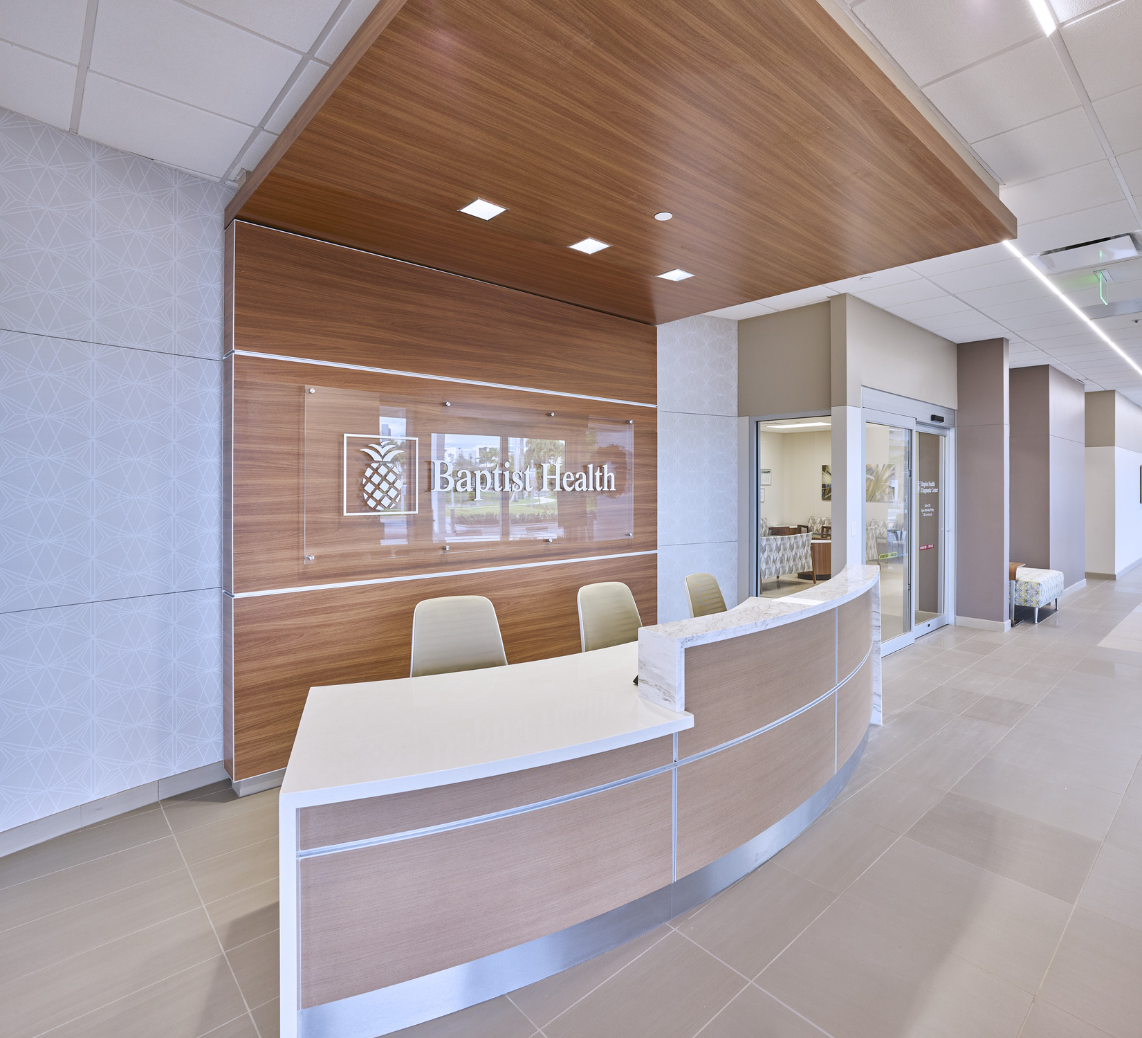 Hospital front desk universal design