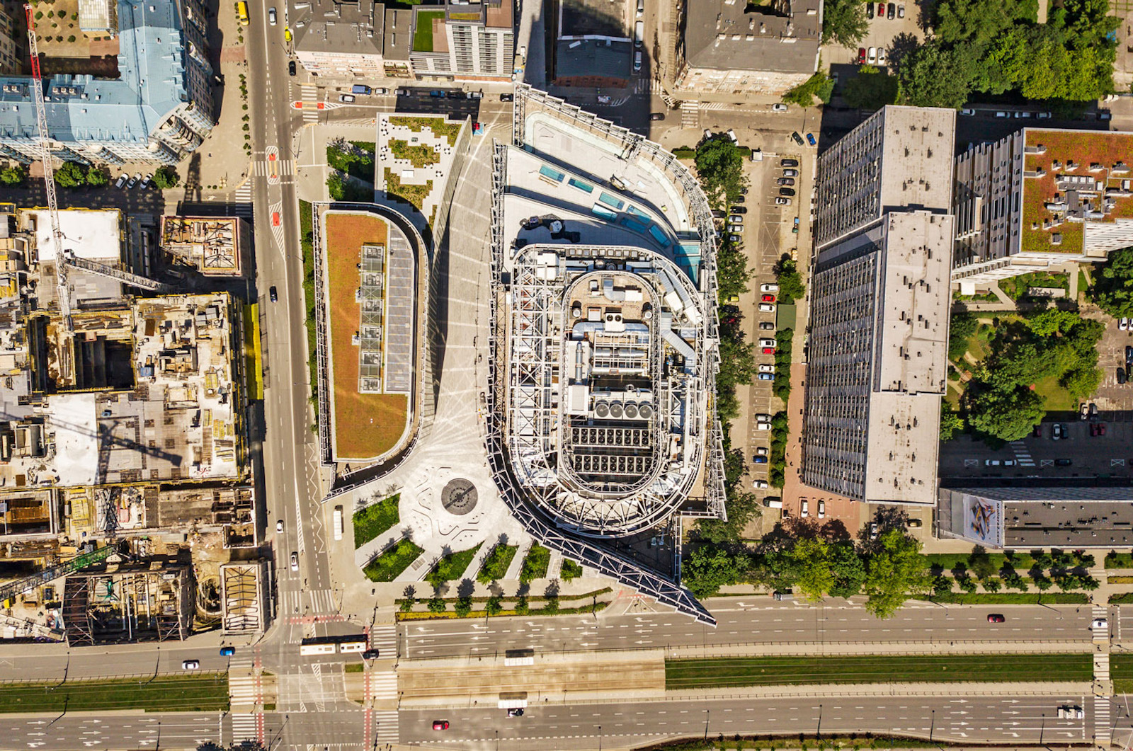 Mennica Legacy Tower Aerial