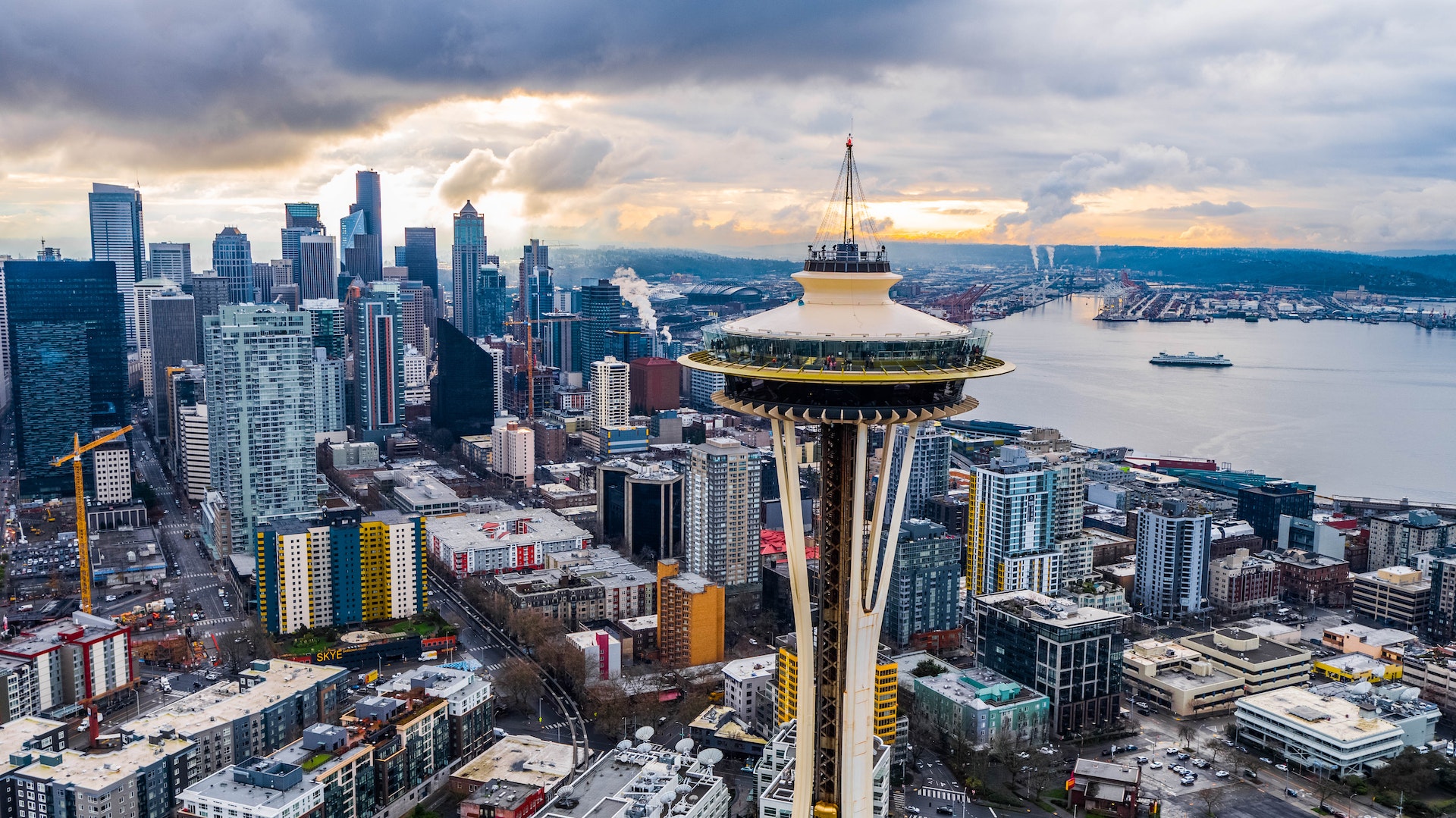 Downtown Seattle, Washington space needle