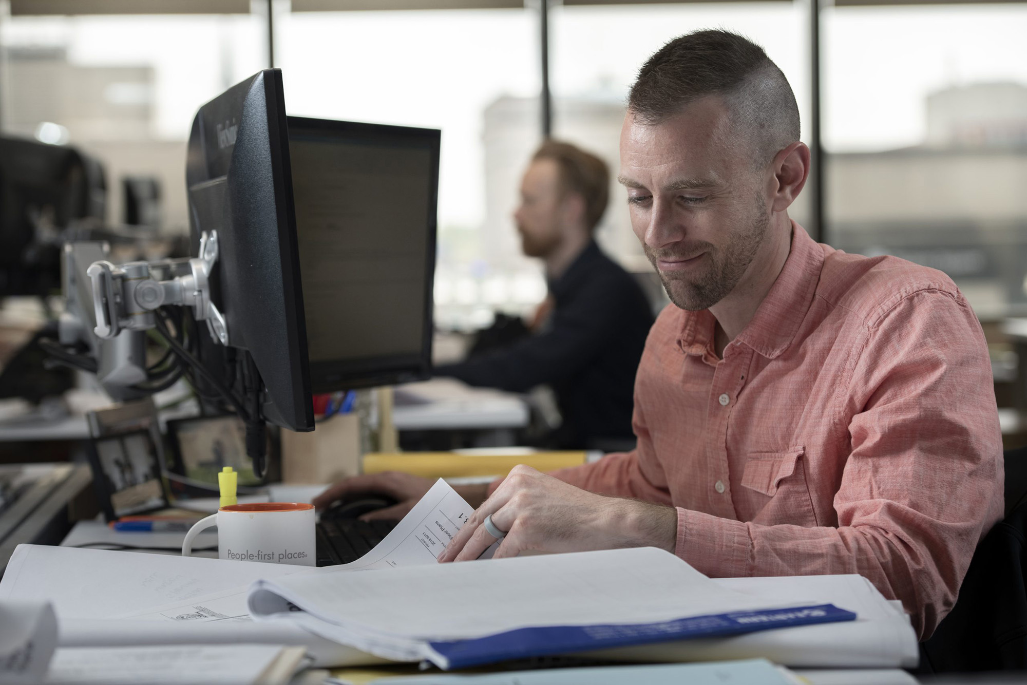 Man working in office