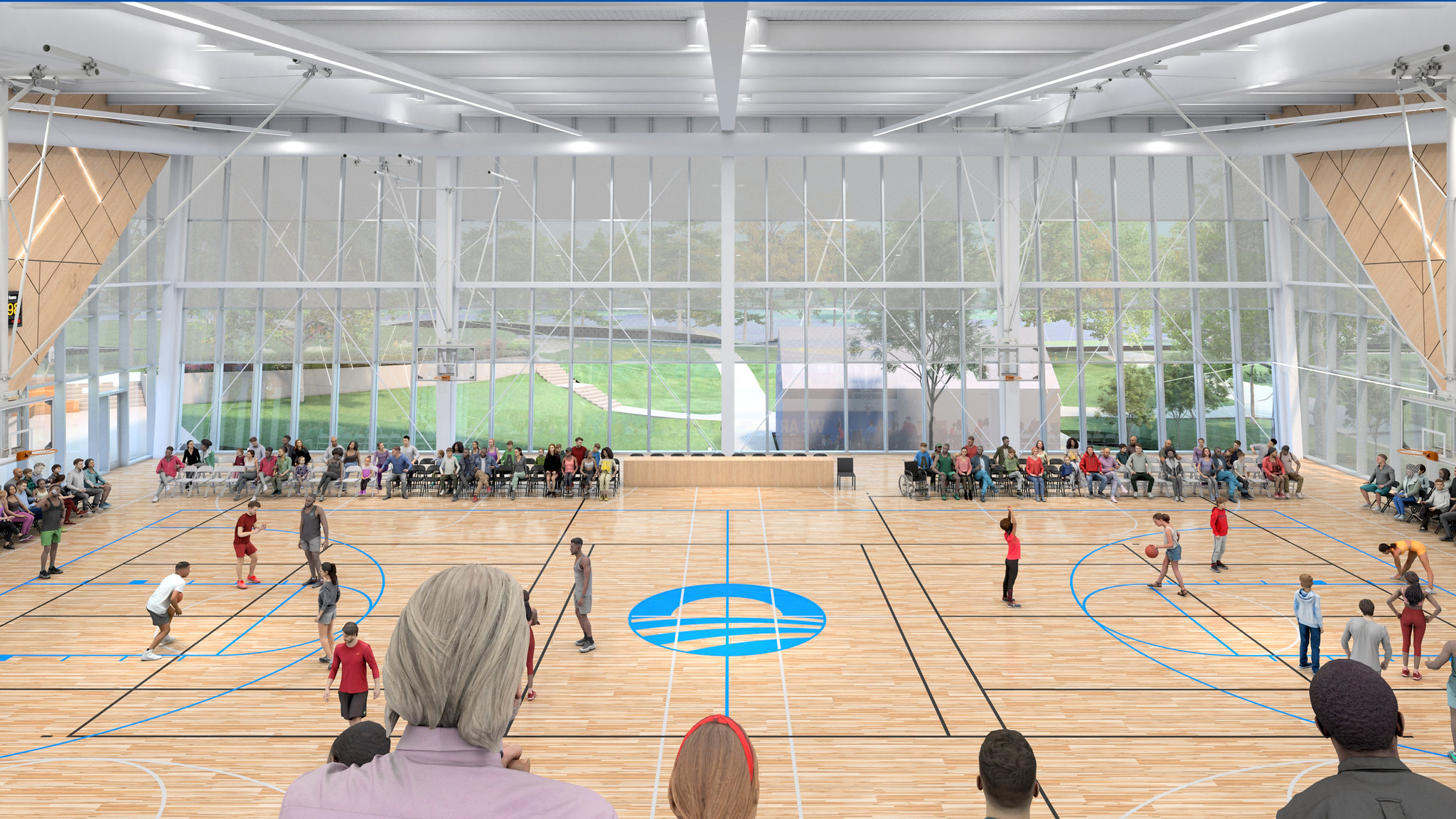 Multipurpose sports facility will be first completed space at Obama Presidential Center