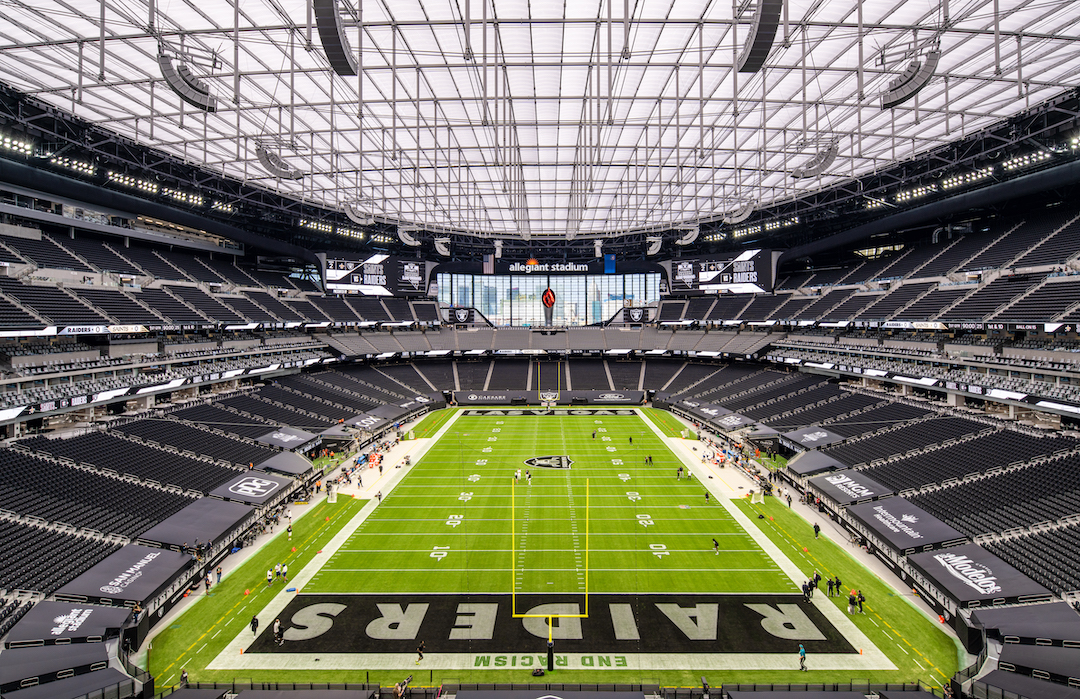 Allegiant Stadium interior