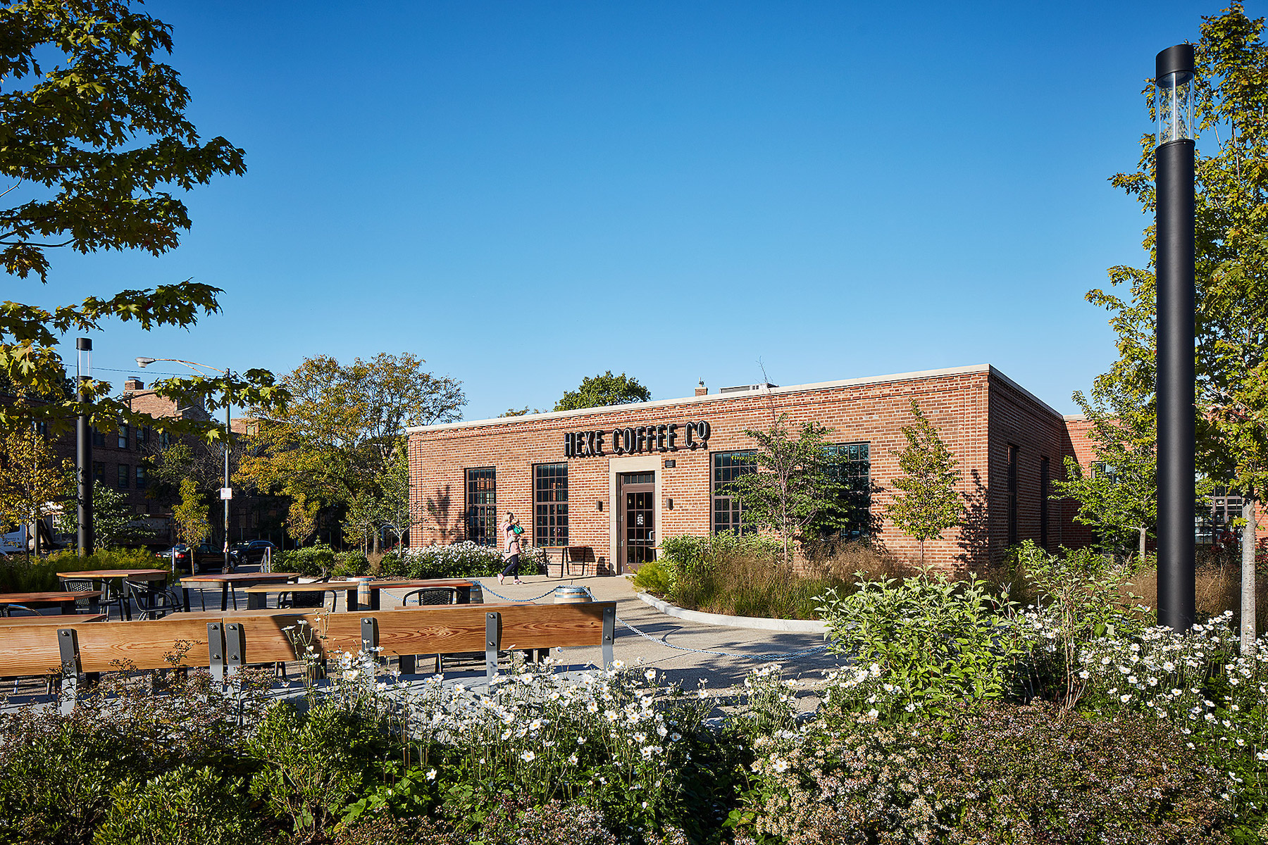 Chicago's historic Lathrop public housing complex gets new life as mixed-income community Coffee Exterior.jpg