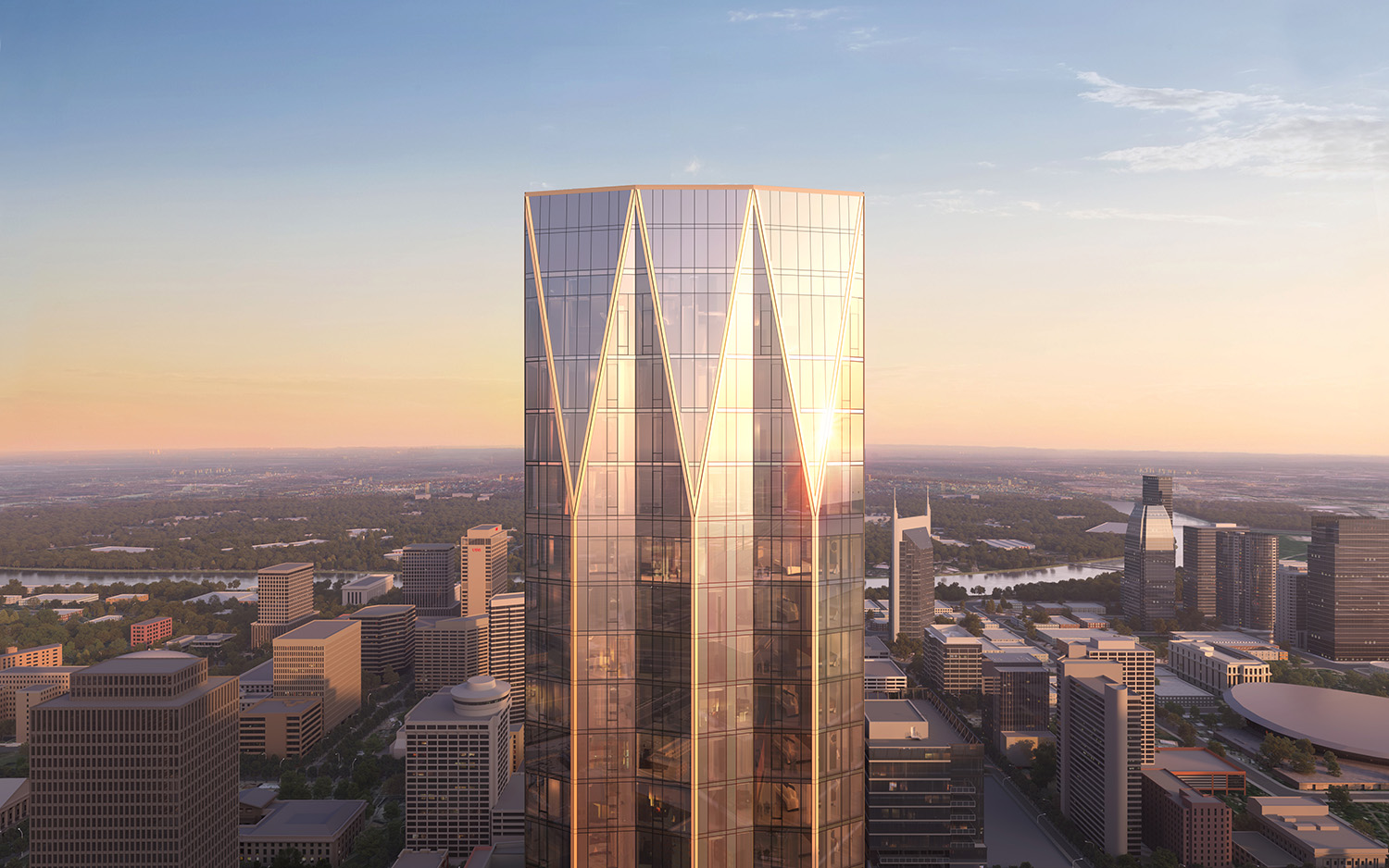 At 60 stories and 750 feet, Paramount will stand as Nashville’s high rise when complete in 2027