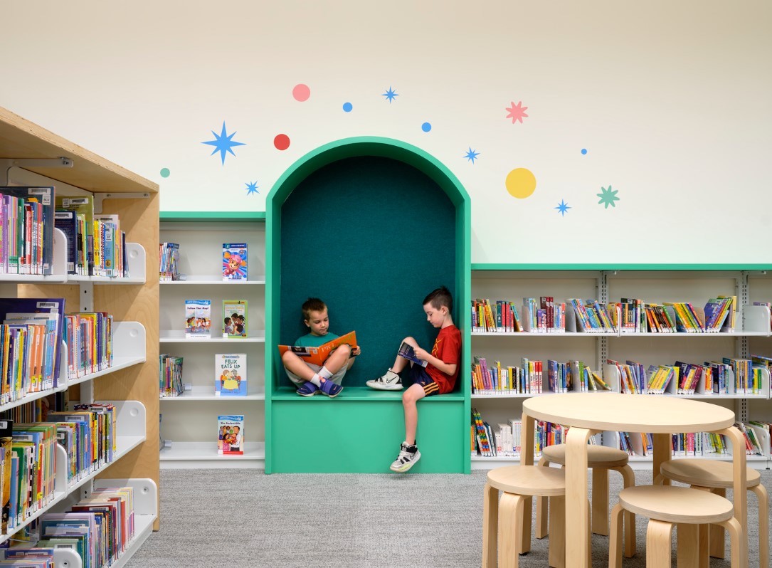 Abandoned TJ Maxx converted into Cincinnati & Hamilton County Public Library, GBBN architects