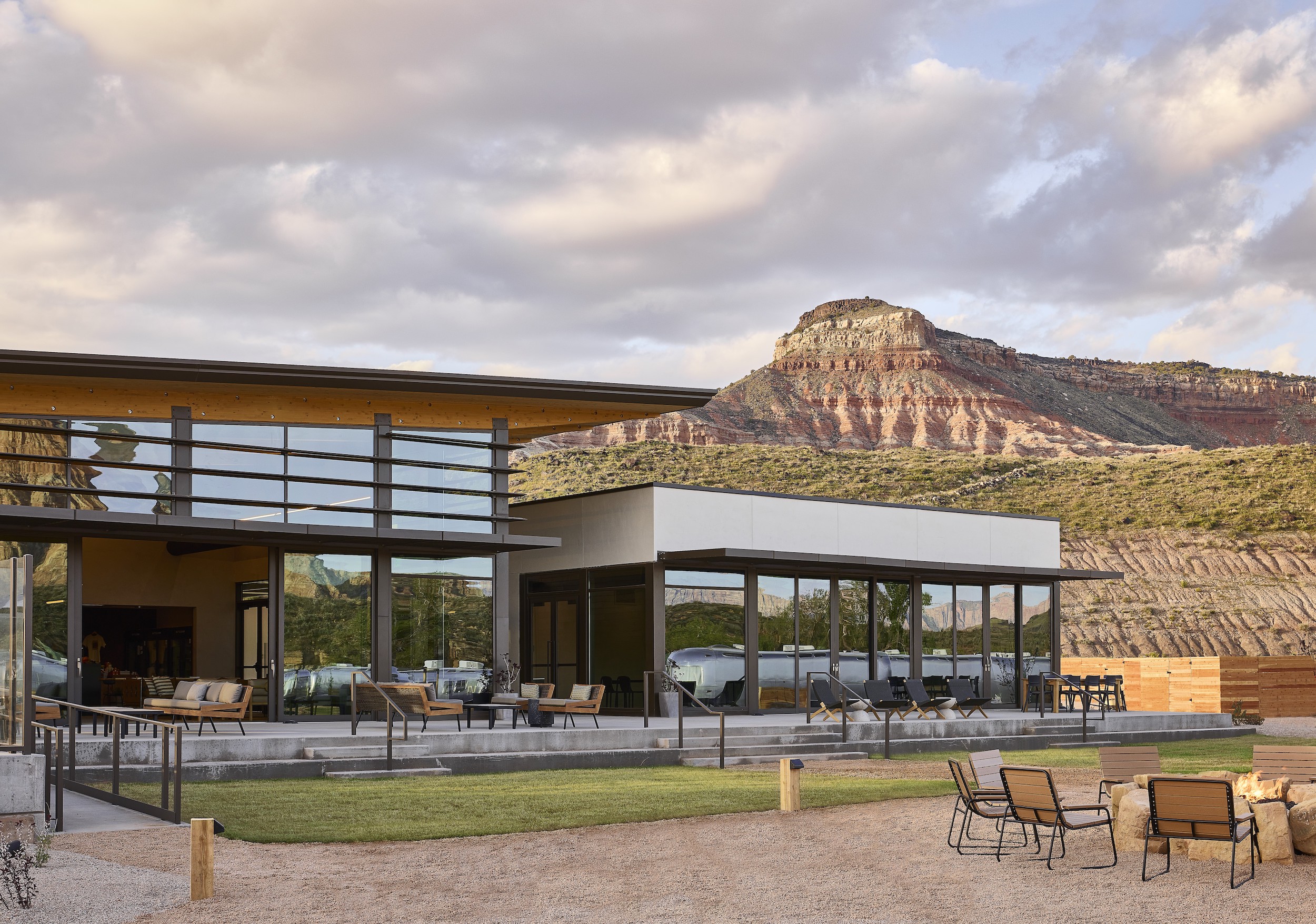 AutoCamp camping destination near Utah’s Zion National Park offers a variety of all-season lodgings and amenities  Photo courtesy AutoCamp/Matt Kisiday Photography