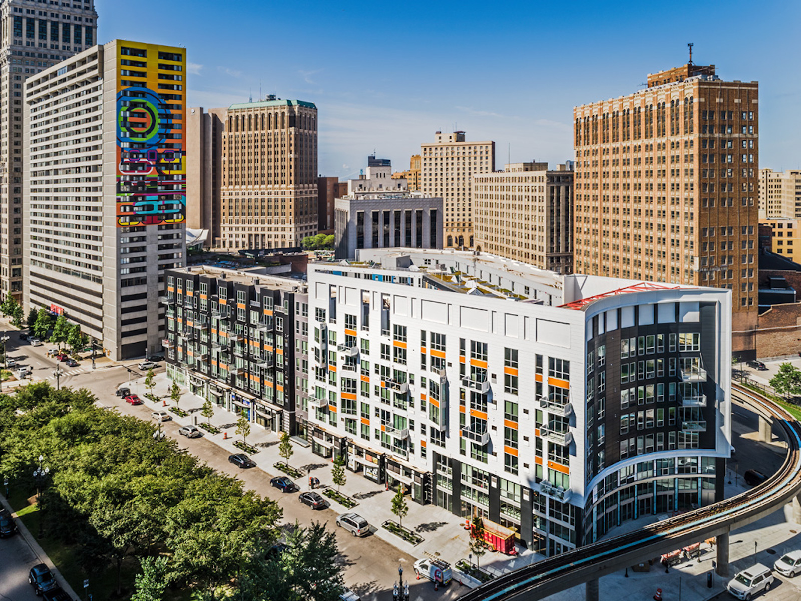 CBD Detroit landscape