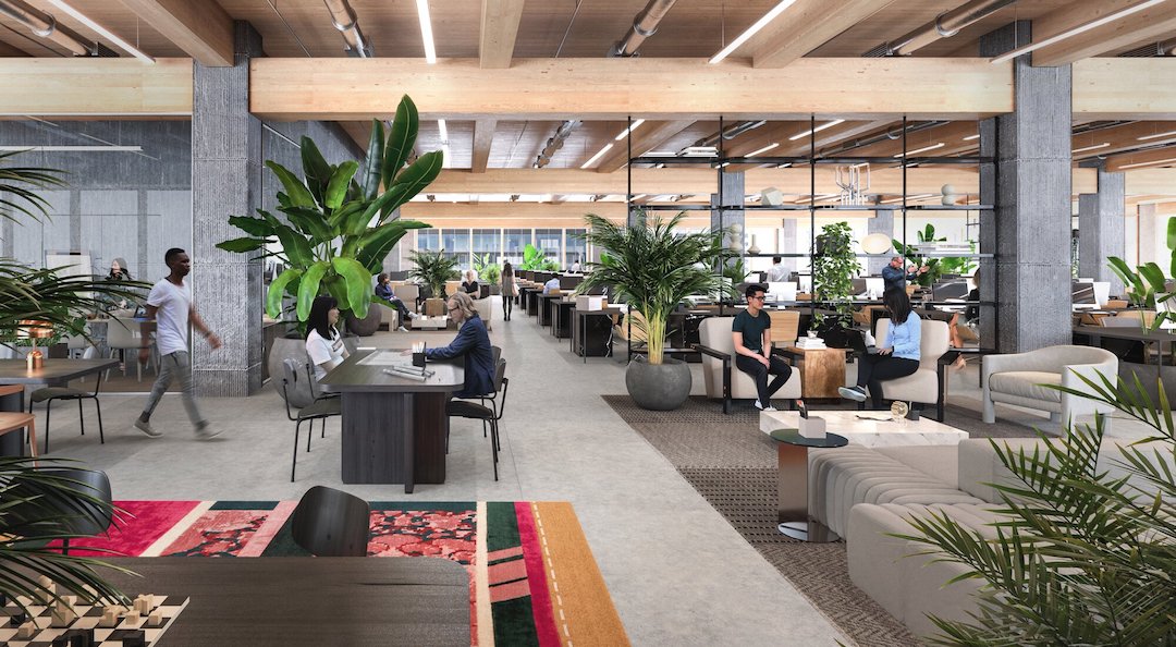 Burrard Exchange interior with natural light