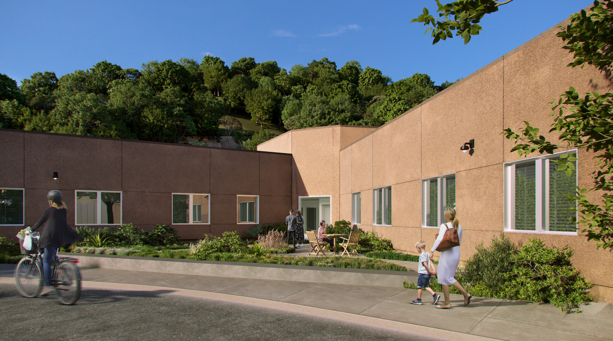 C MHRC courtyard Cordilleras - Courtesy of CannonDesign