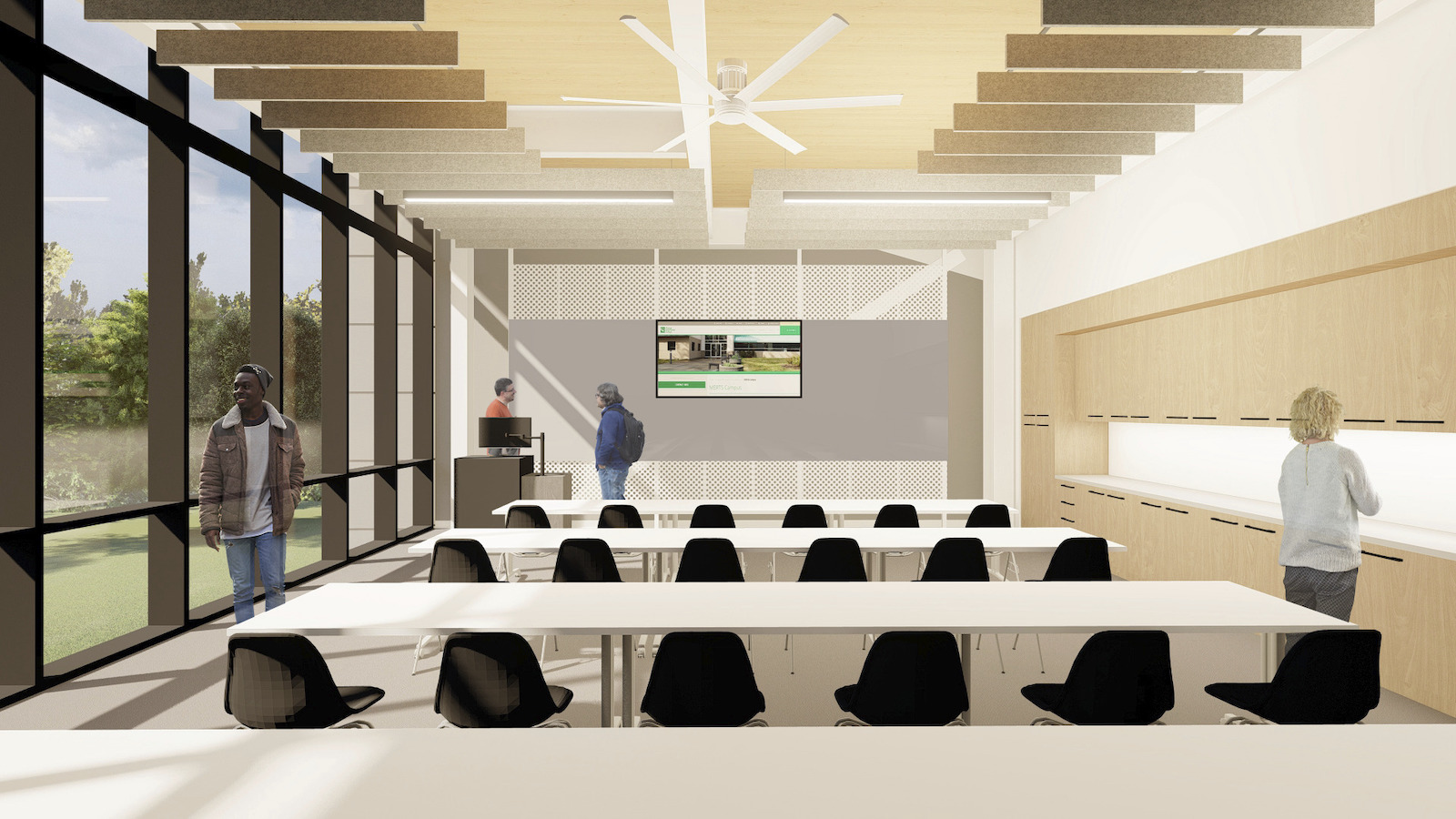 Maritime Building Classroom Rendering