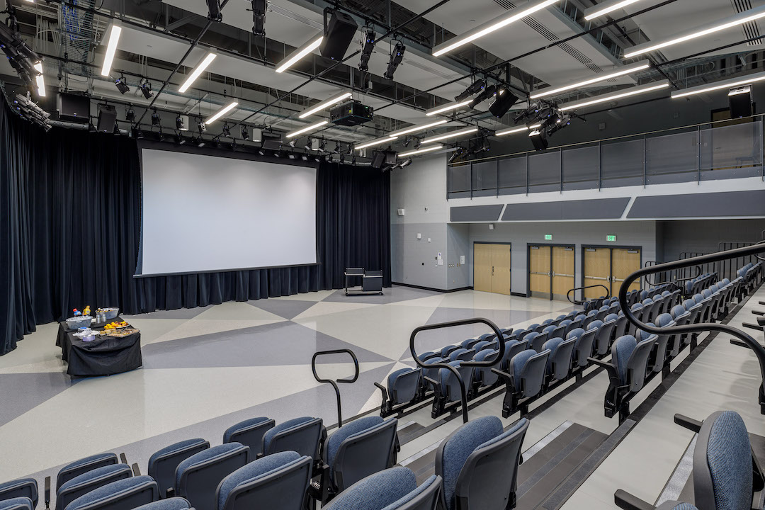 Multipurpose lecture hall at Cooper River CAS