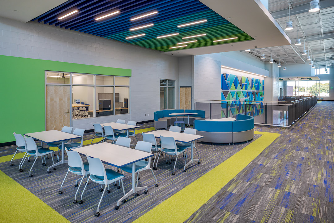 Study area on second floor