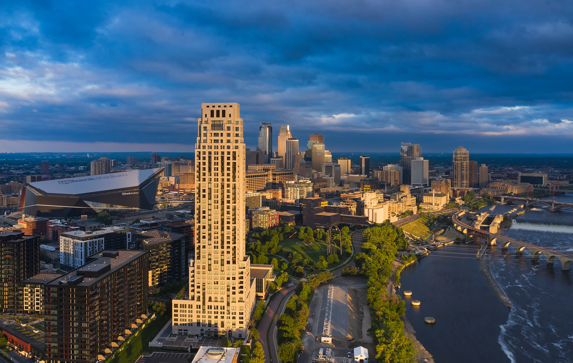 Eleven on the River skyline