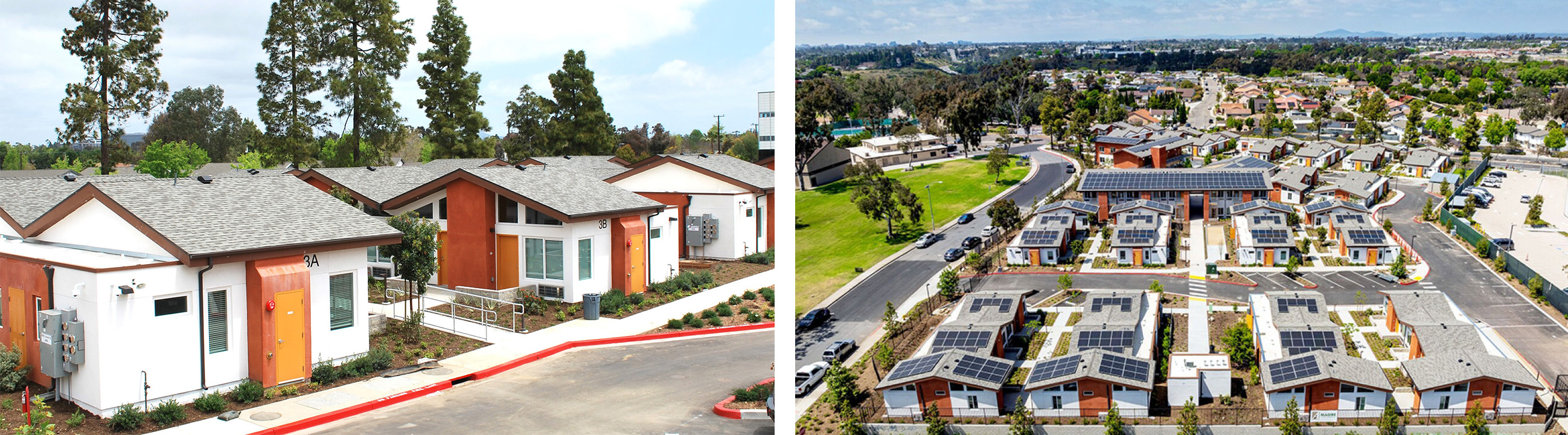 Levant Senior Cottages aerial view