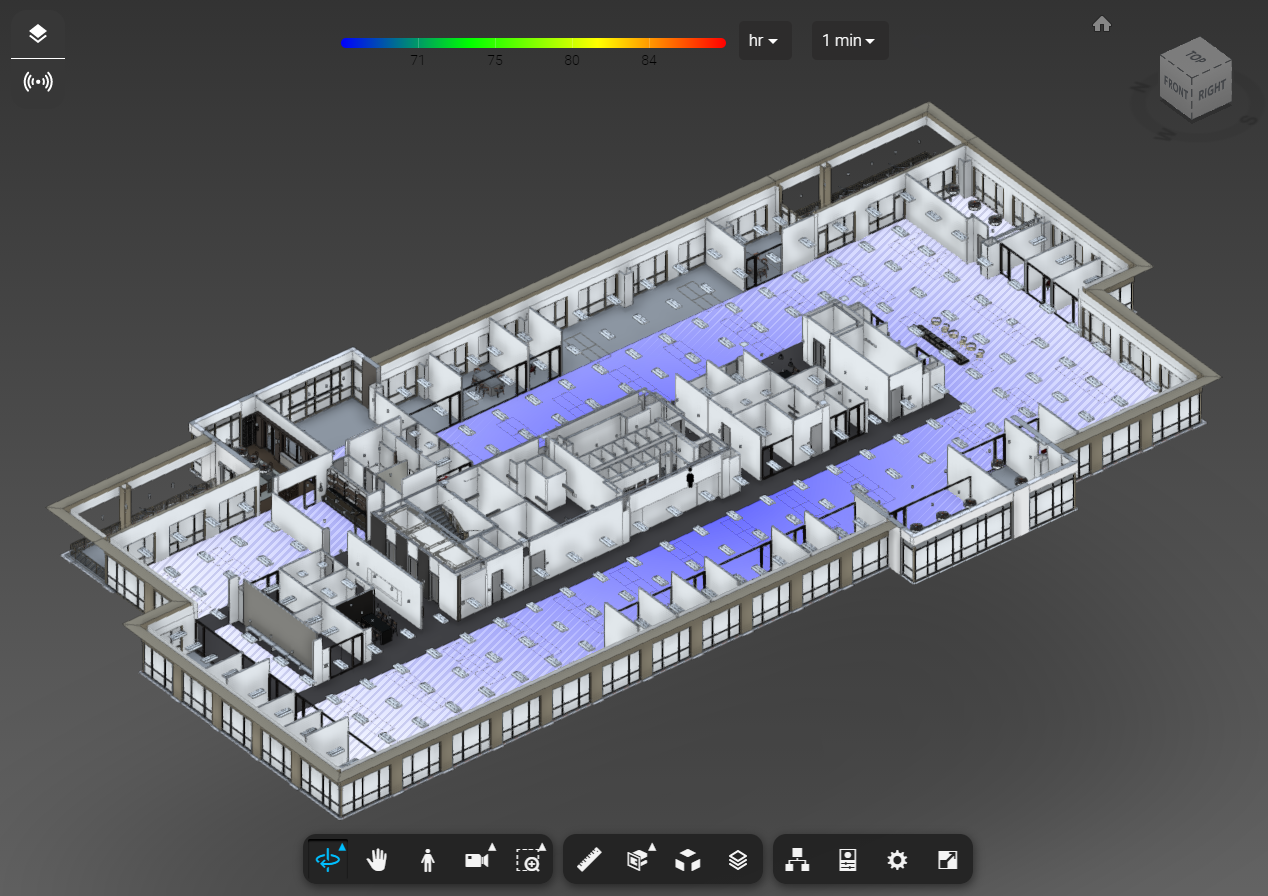 Digital twin render with Autodesk's Forge