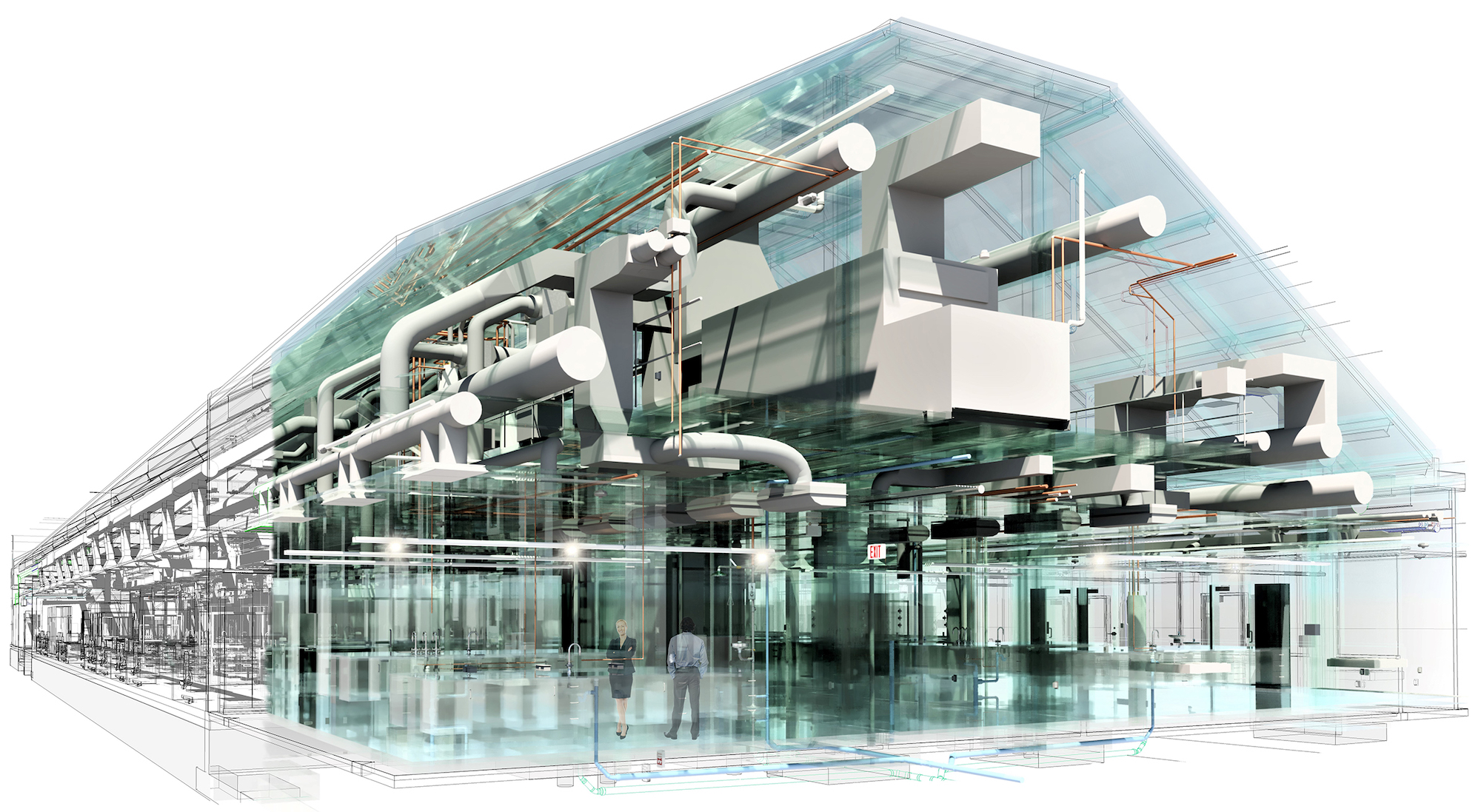 Figure 3: This illustration represents the various assets of WSSC Water’s expansion project including the laboratory and the mechanical and electrical systems. Courtesy: CDM Smith