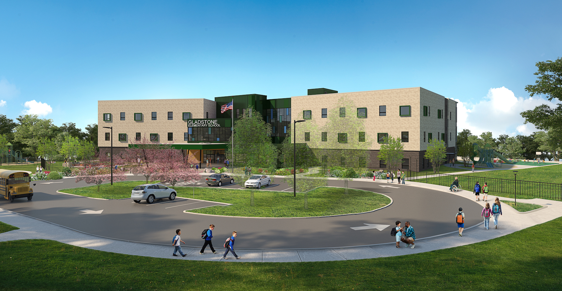 Rendering of Gladstone Elementary