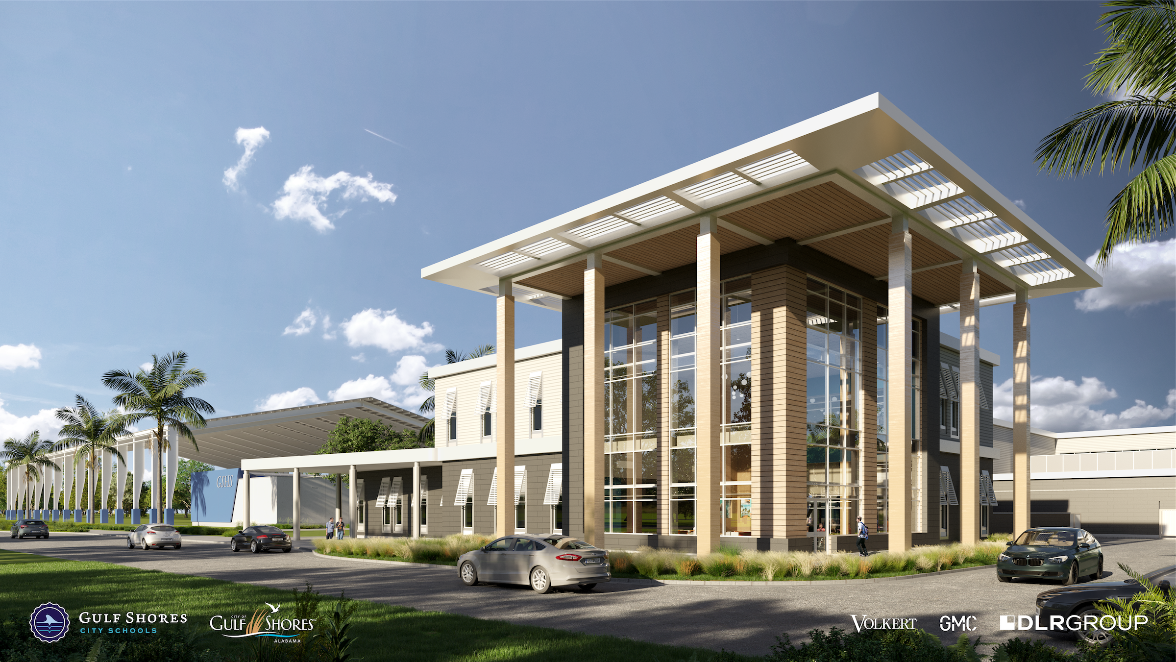 Designed by DLR Group and Goodwyn Mills Cawood, the 287,000-sf Gulf Shores High School will offer cutting-edge facilities and hands-on learning opportunities.