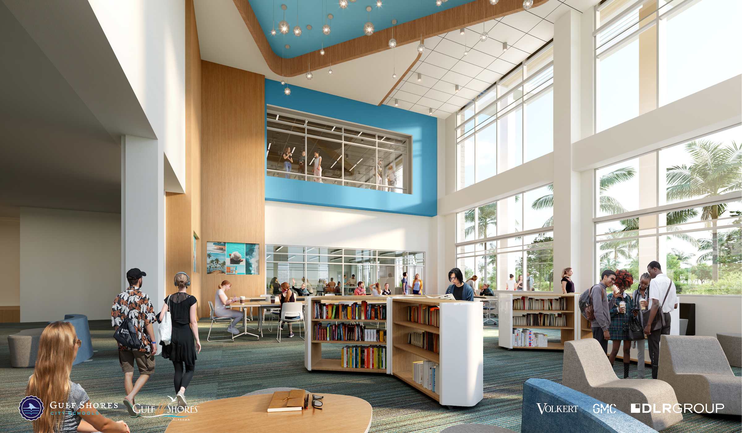 Designed by DLR Group and Goodwyn Mills Cawood, the 287,000-sf Gulf Shores High School will offer cutting-edge facilities and hands-on learning opportunities.