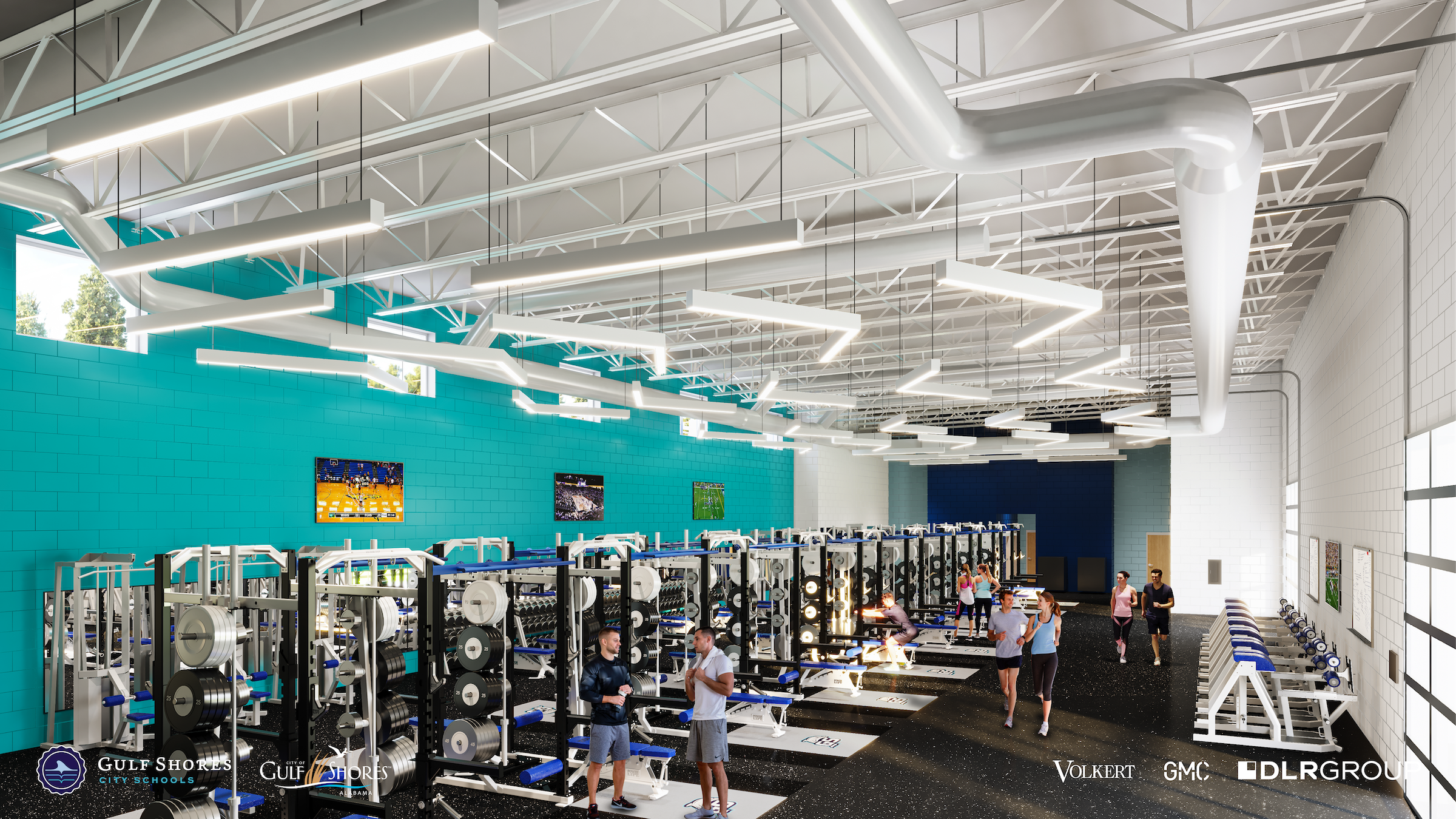 Designed by DLR Group and Goodwyn Mills Cawood, the 287,000-sf Gulf Shores High School will offer cutting-edge facilities and hands-on learning opportunities.