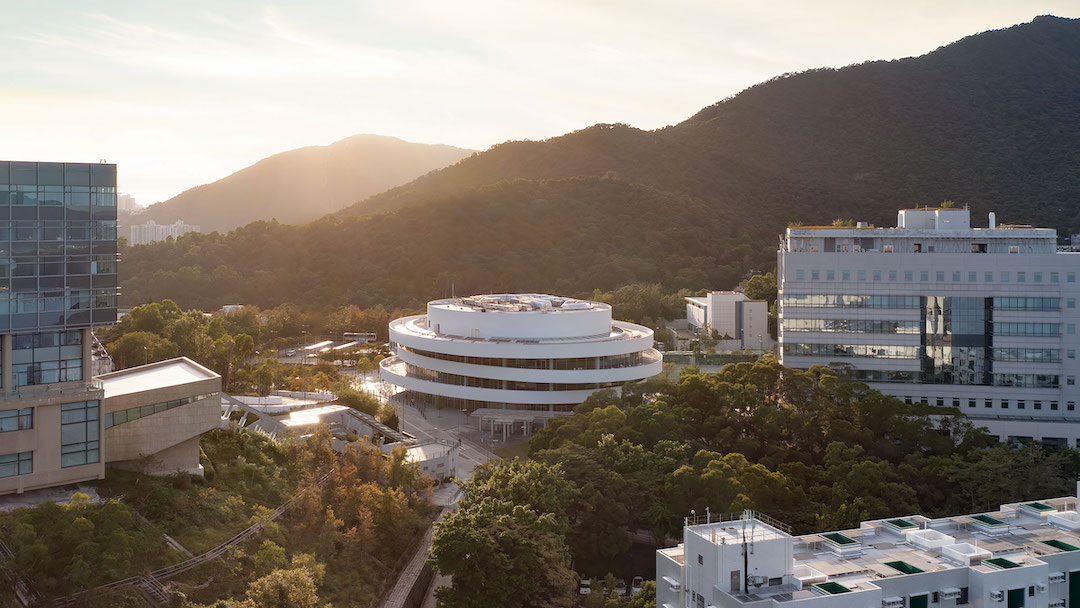 Shaw Auditorium aerial