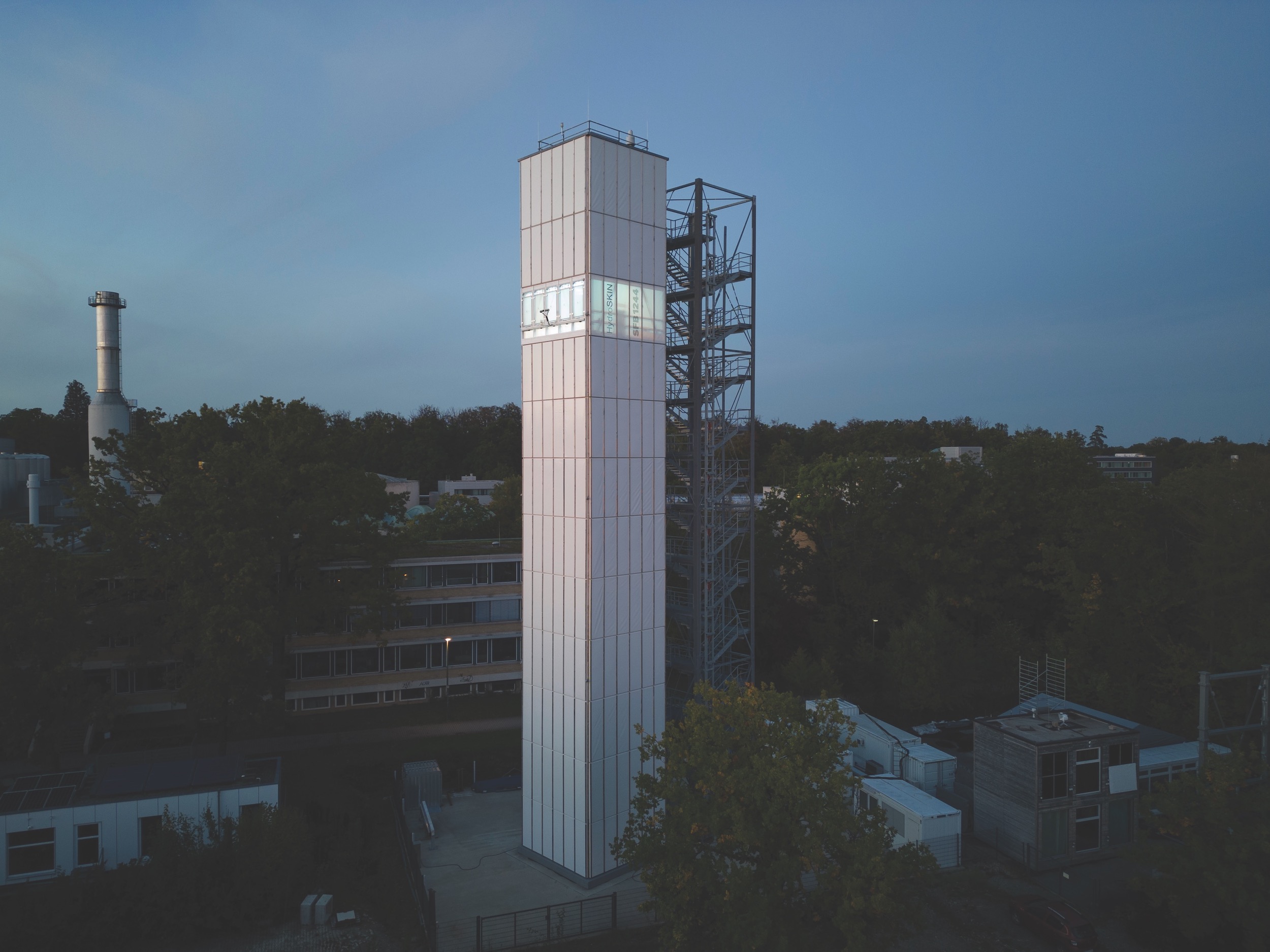 HydroSKIN University of Stuttgart tests a saturated building skin for lessening heat islands 1