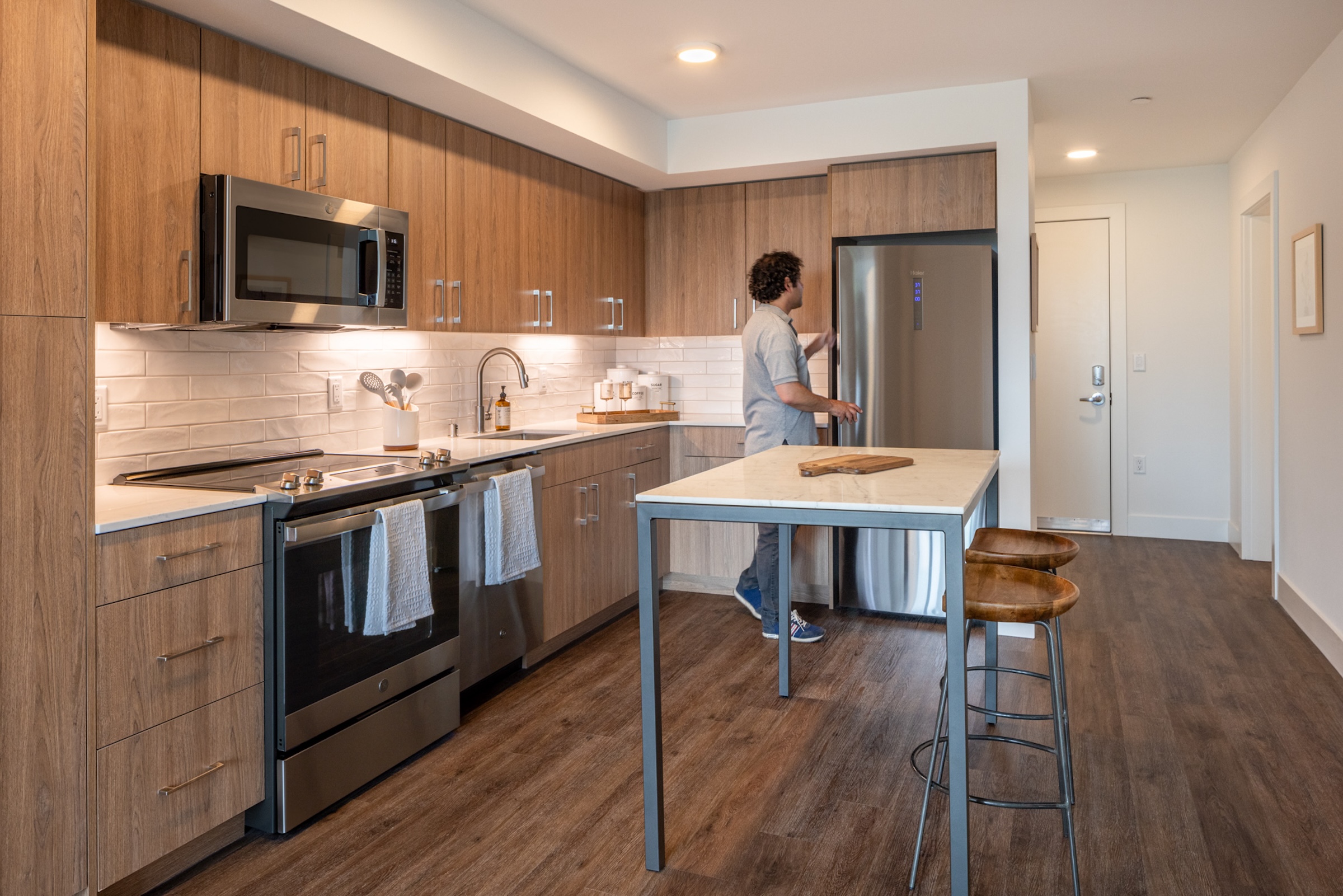 Seattle workforce housing project inspired by geology of eastern Washington Photo: Andrew Nam, ANAM Media