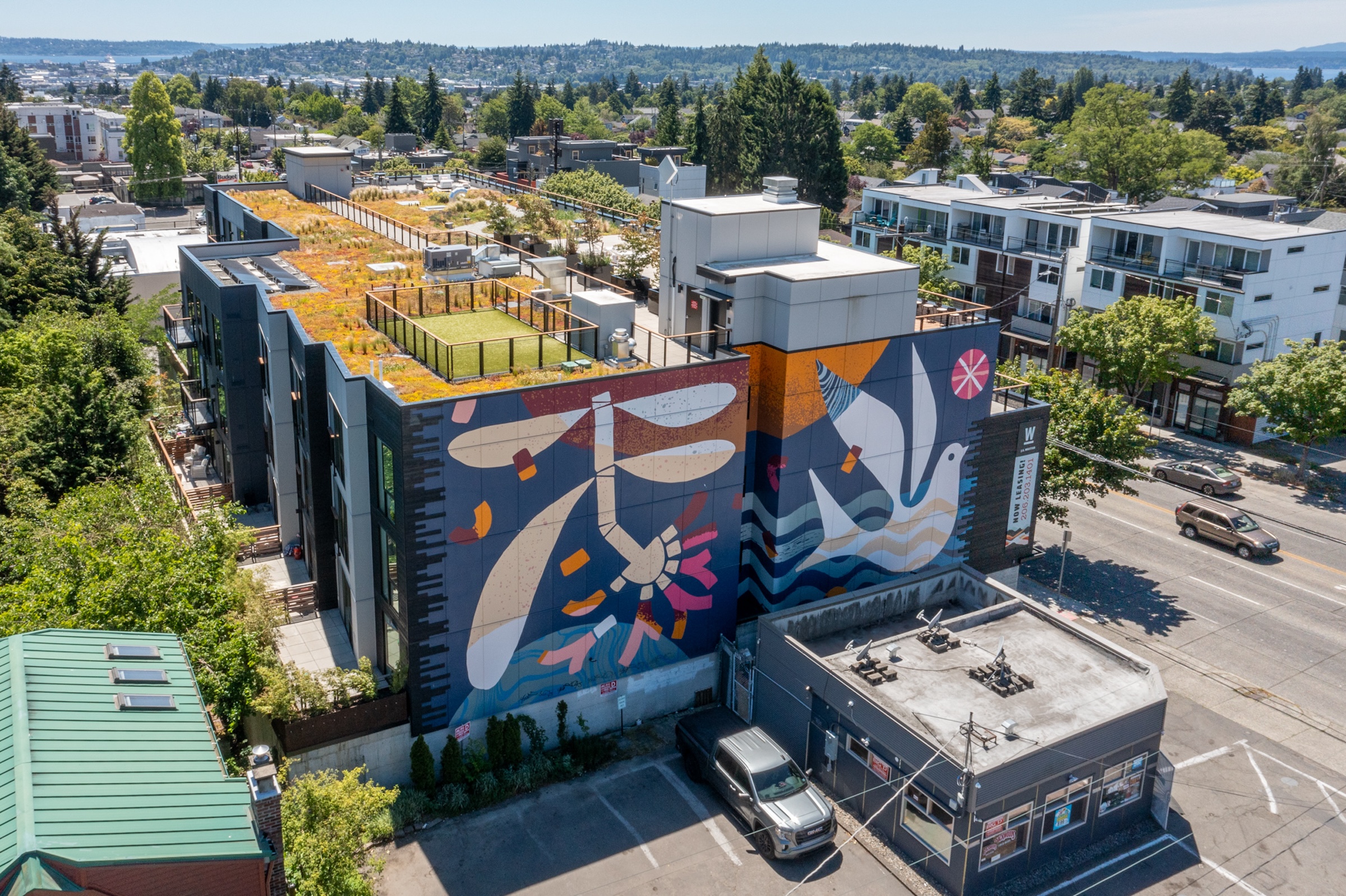 Seattle workforce housing project inspired by geology of eastern Washington Photo: Andrew Nam, ANAM Media