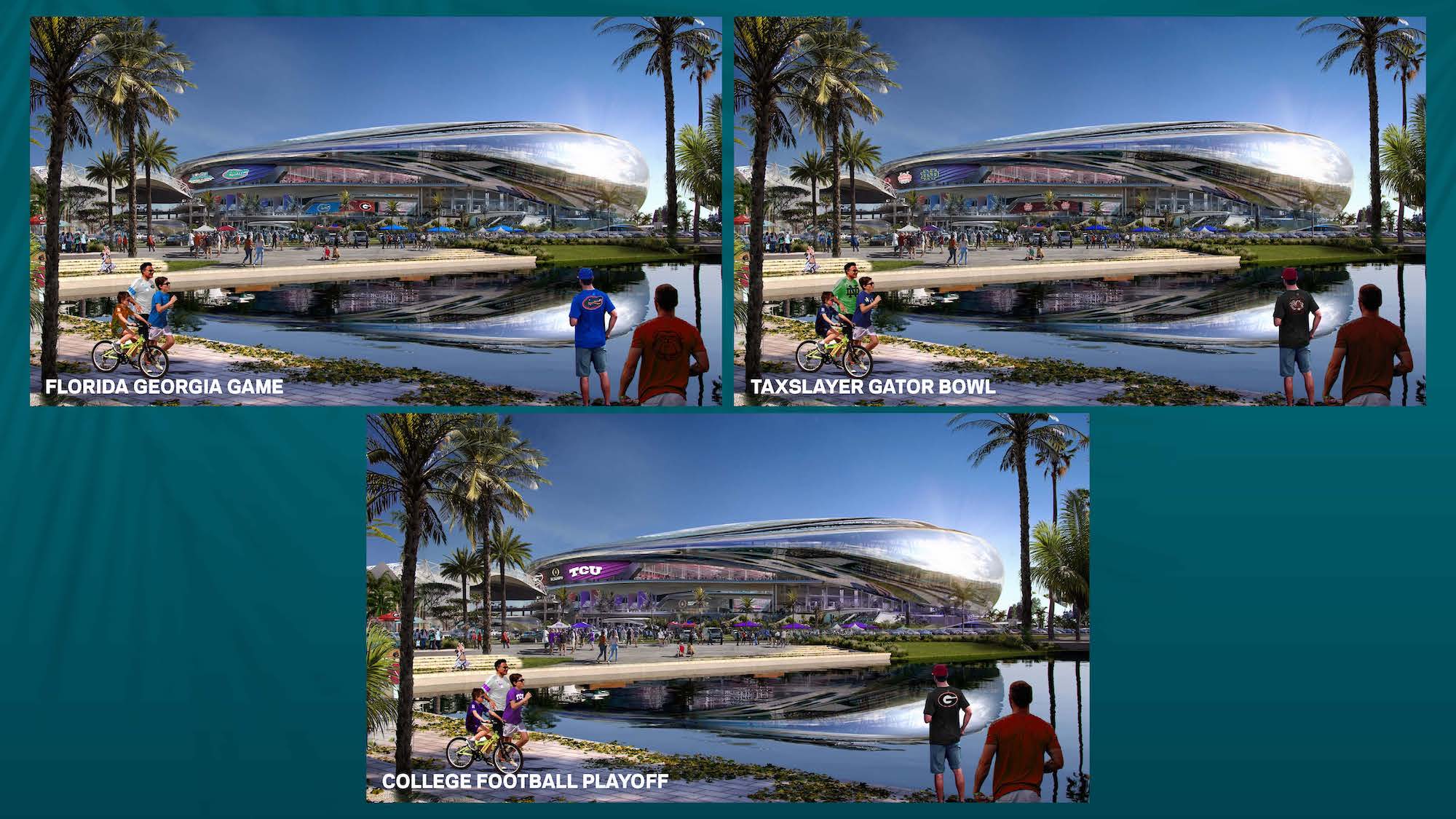 The Jacksonville Jaguars release the conceptual designs of their ‘stadium of the future’  