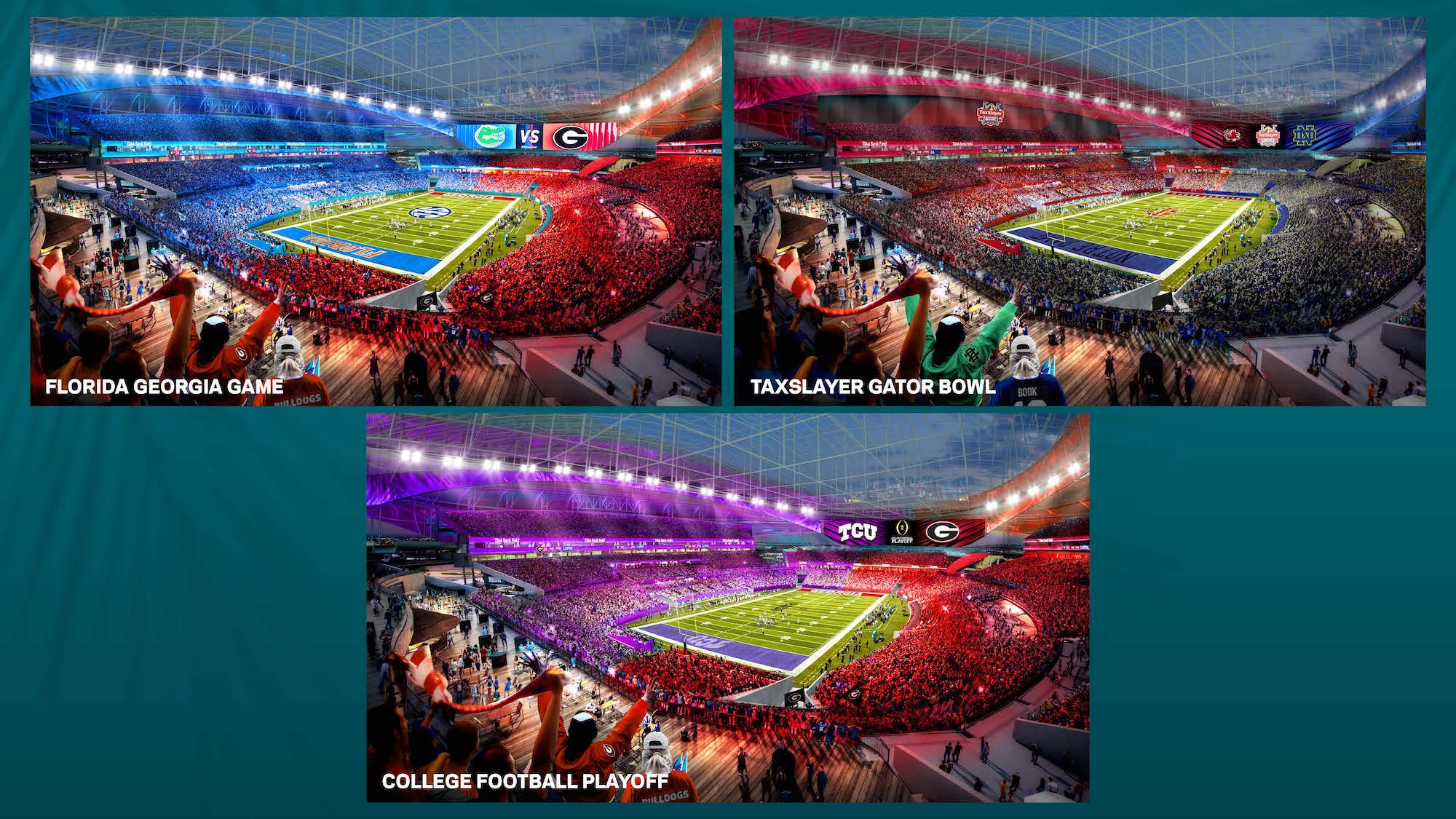 The Jacksonville Jaguars release the conceptual designs of their ‘stadium of the future’  