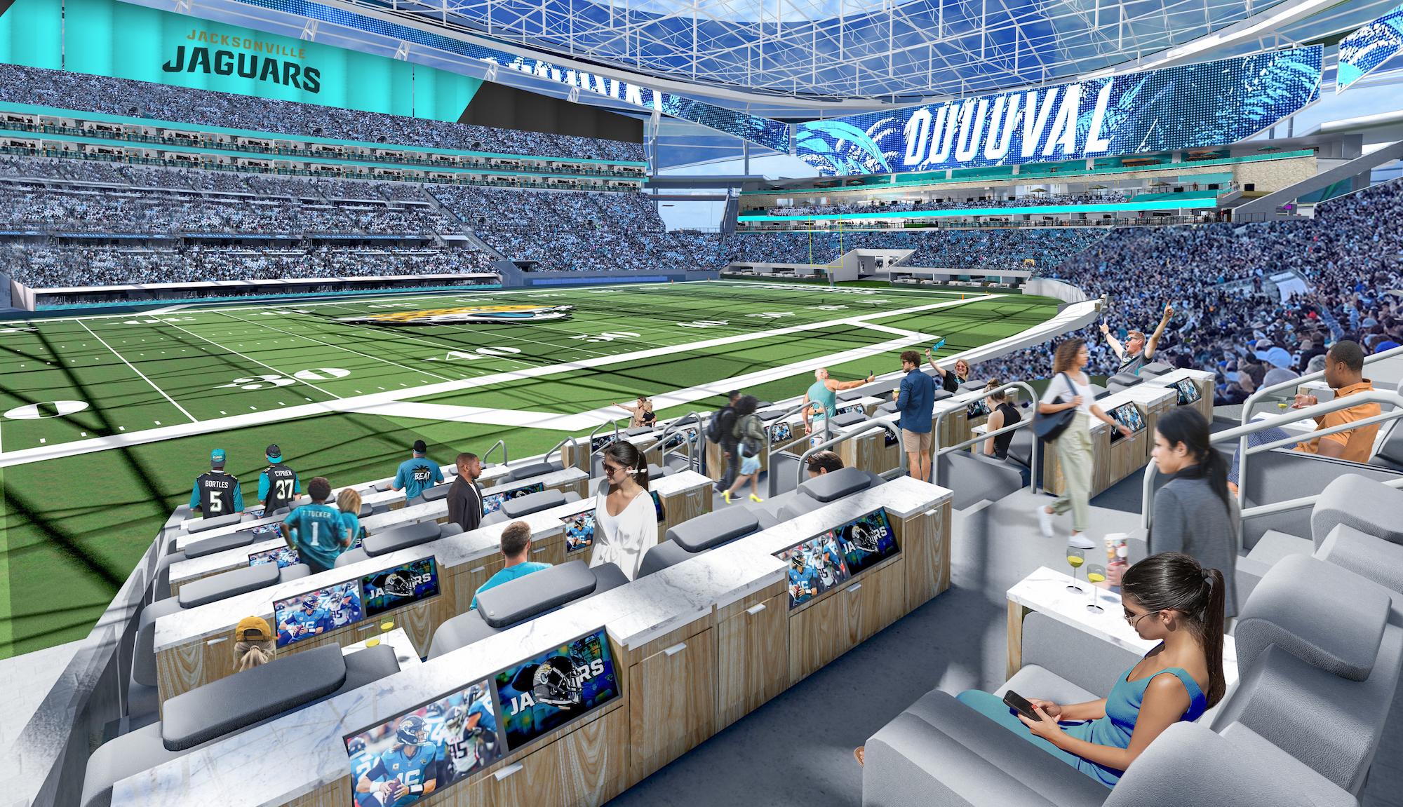 The Jacksonville Jaguars release the conceptual designs of their ‘stadium of the future’  