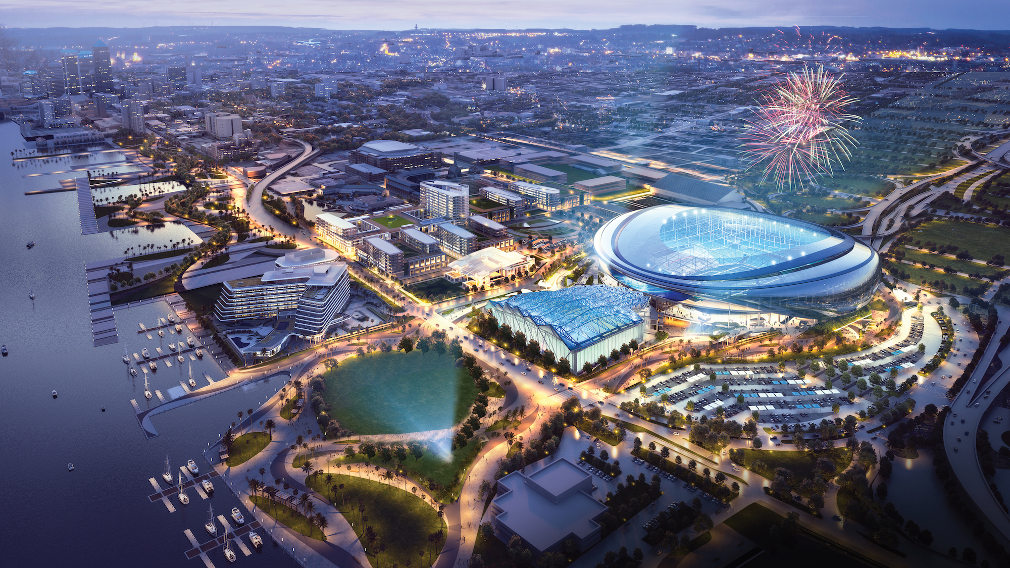 The Jacksonville Jaguars release the conceptual designs of their ‘stadium of the future’  