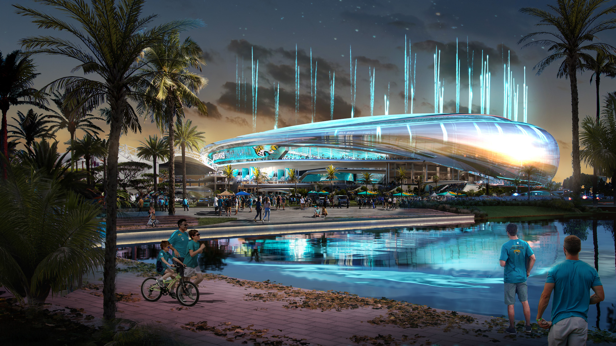 The Jacksonville Jaguars release the conceptual designs of their ‘stadium of the future’  