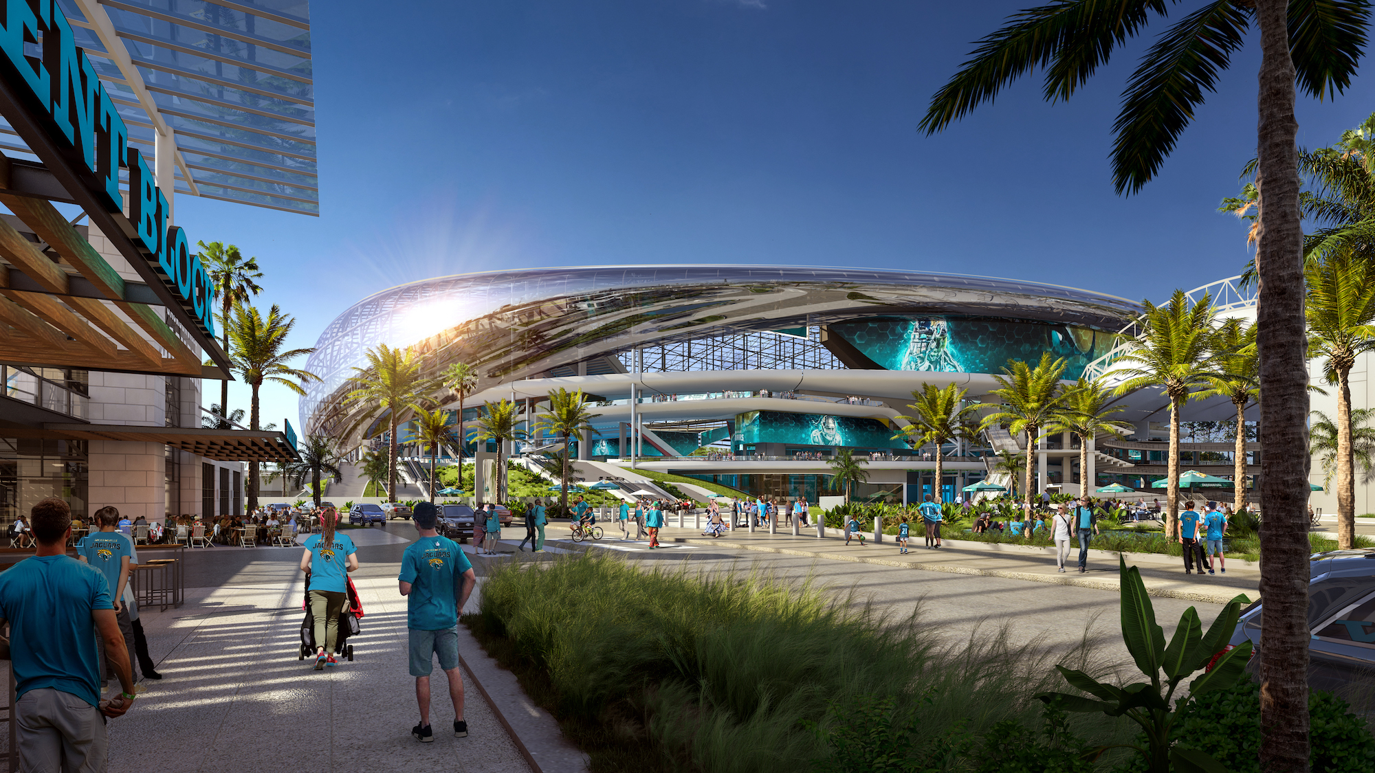 The Jacksonville Jaguars release the conceptual designs of their ‘stadium of the future’  