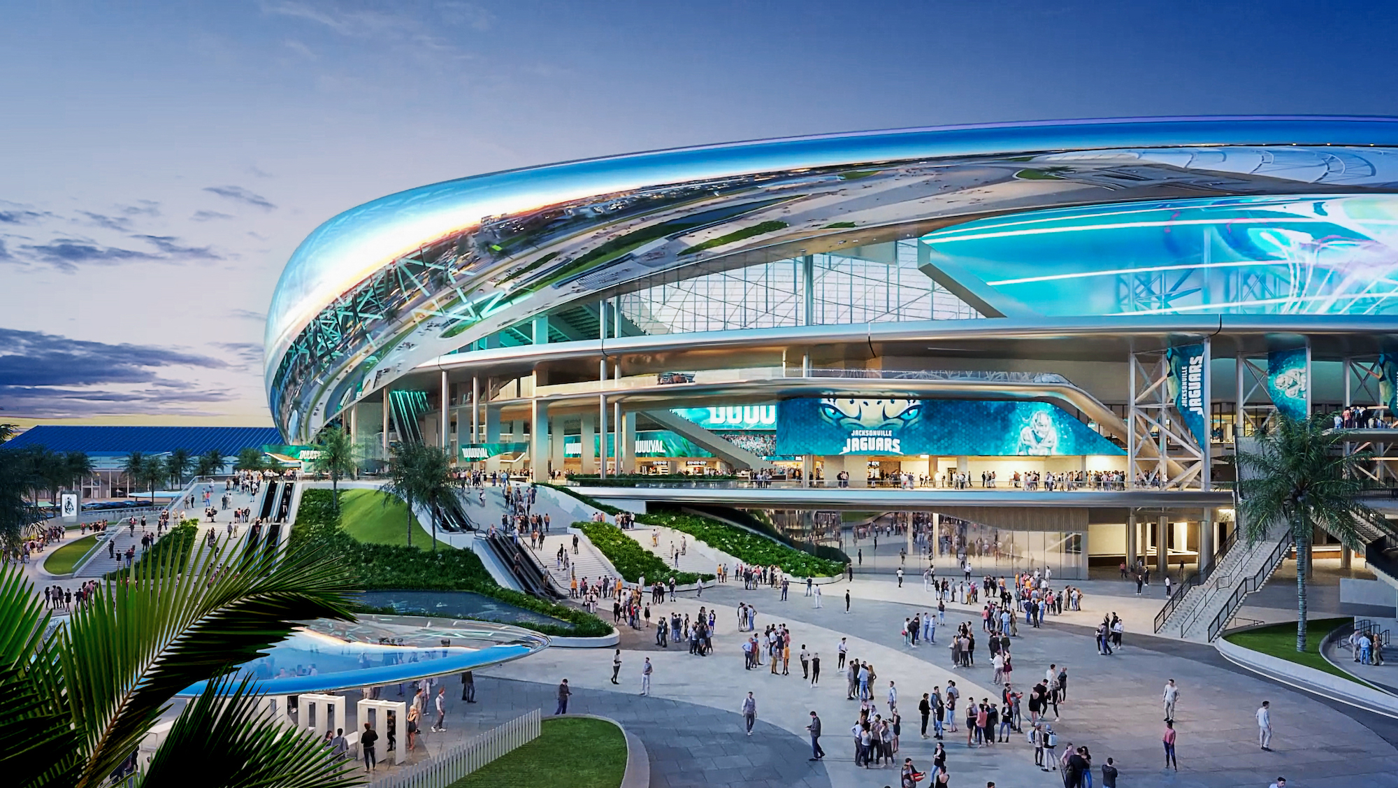 The Jacksonville Jaguars release the conceptual designs of their ‘stadium of the future’  