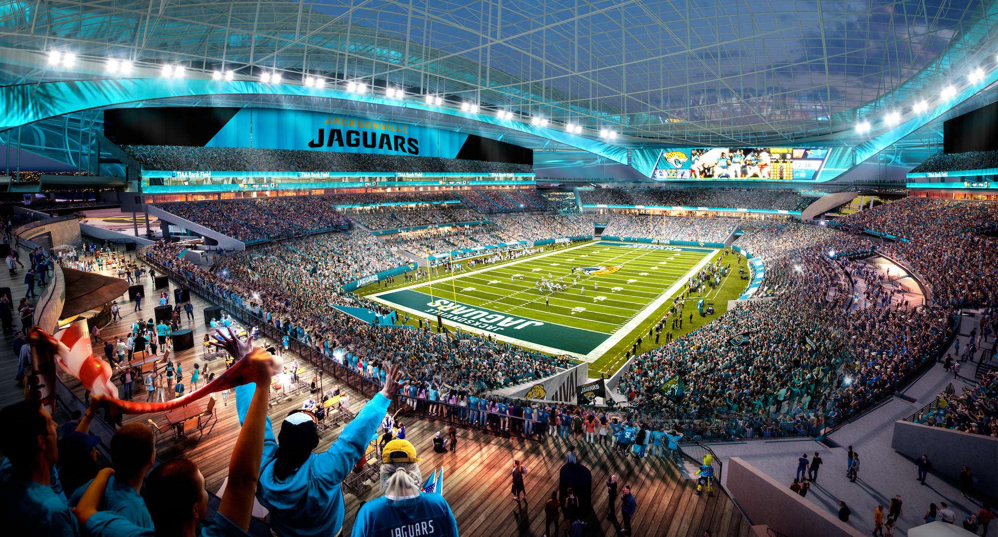 The Jacksonville Jaguars release the conceptual designs of their ‘stadium of the future’  