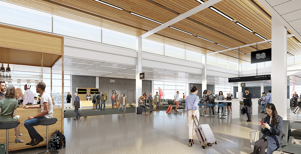 KC International Airport Terminal interior