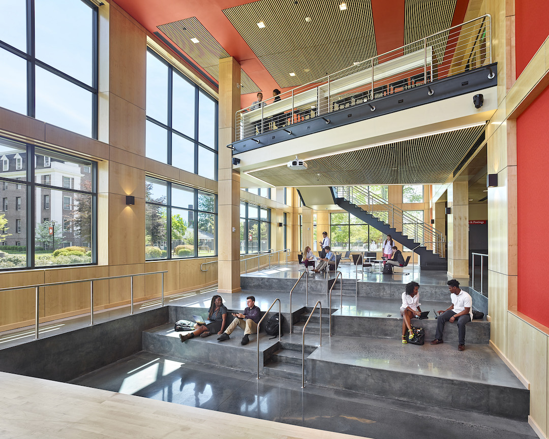 Kenneth K.T. Yen Humanities Building interior gathering space