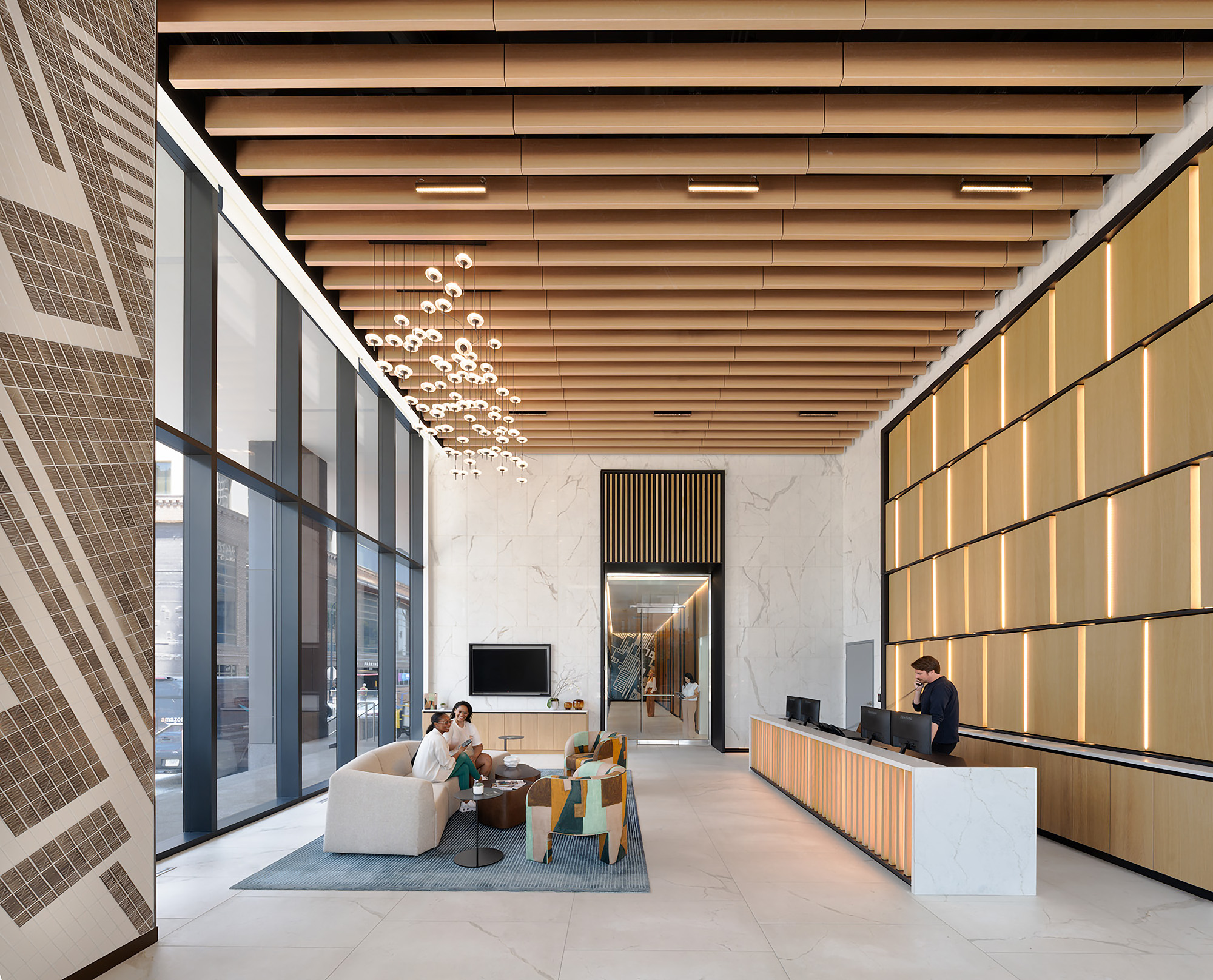 Alcove residential tower interior in Nashville, Tennessee