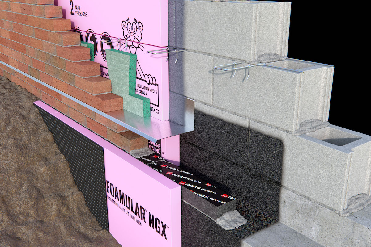 Owens Corning FOAMGLAS Perinsul SIB thermal bridging solution 